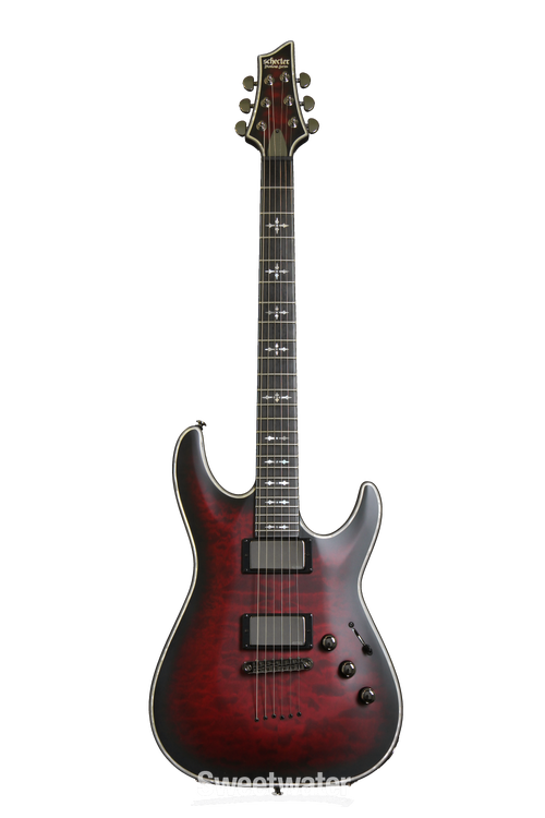 Schecter Hellraiser Extreme C-1 - Crimson Red Burst Satin Schecter Hellraiser Extreme C-1 - Crimson Red Burst Satin