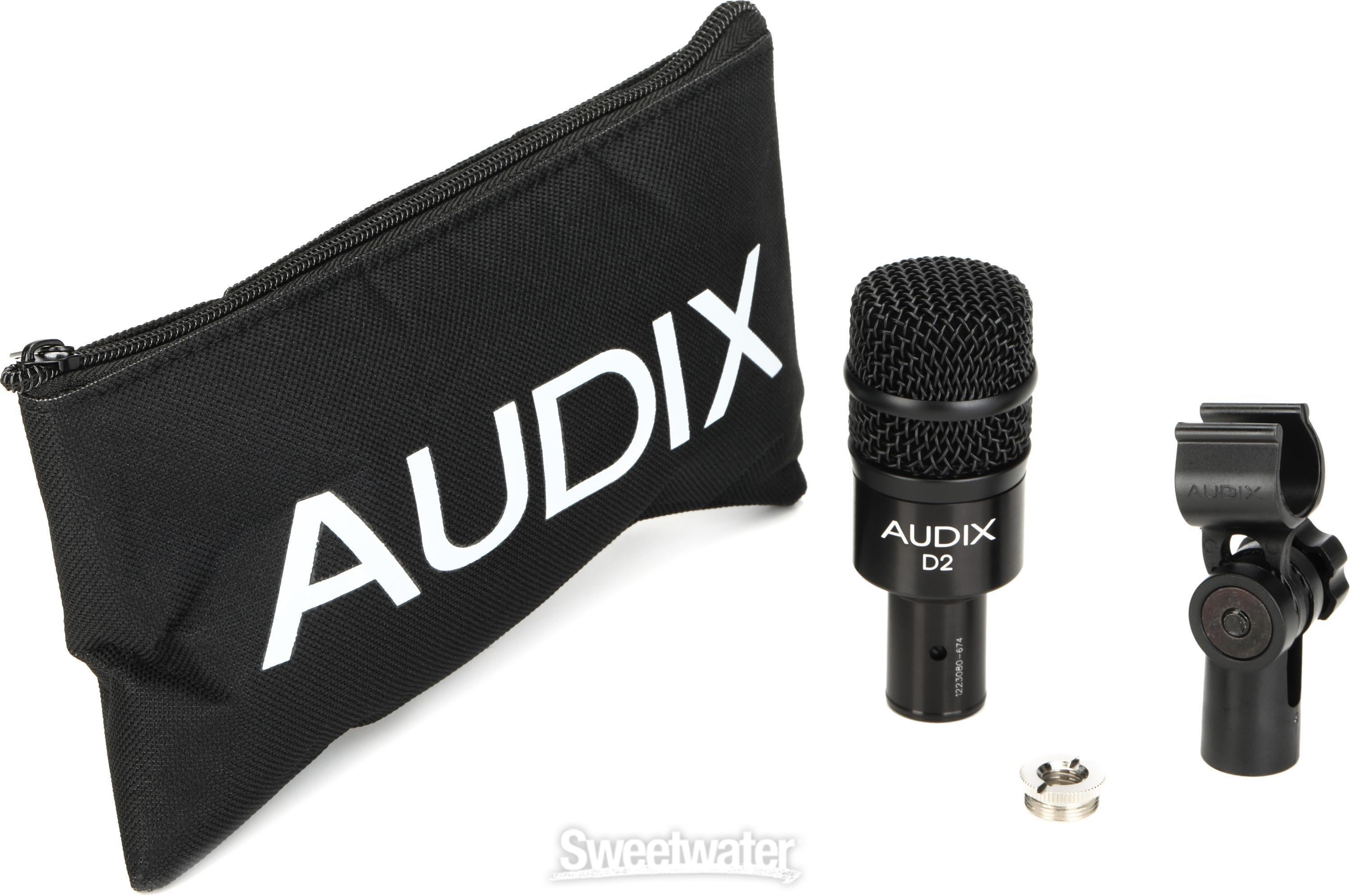 Audix D2 Hypercardioid Dynamic Instrument Microphone