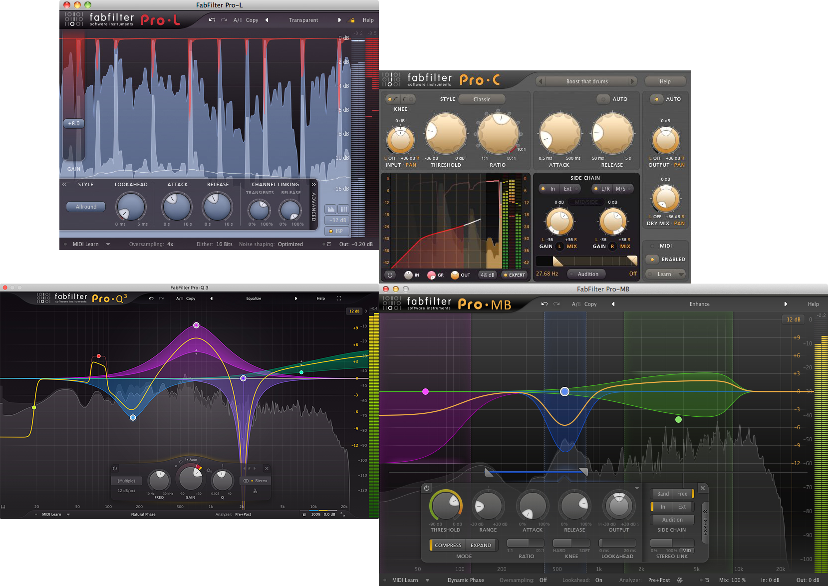 FabFilter Mastering Bundle Plug-in Collection | Sweetwater