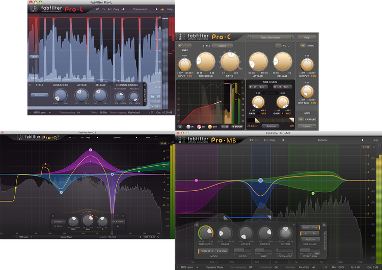 FabFilter Mastering Bundle Plug-in Collection