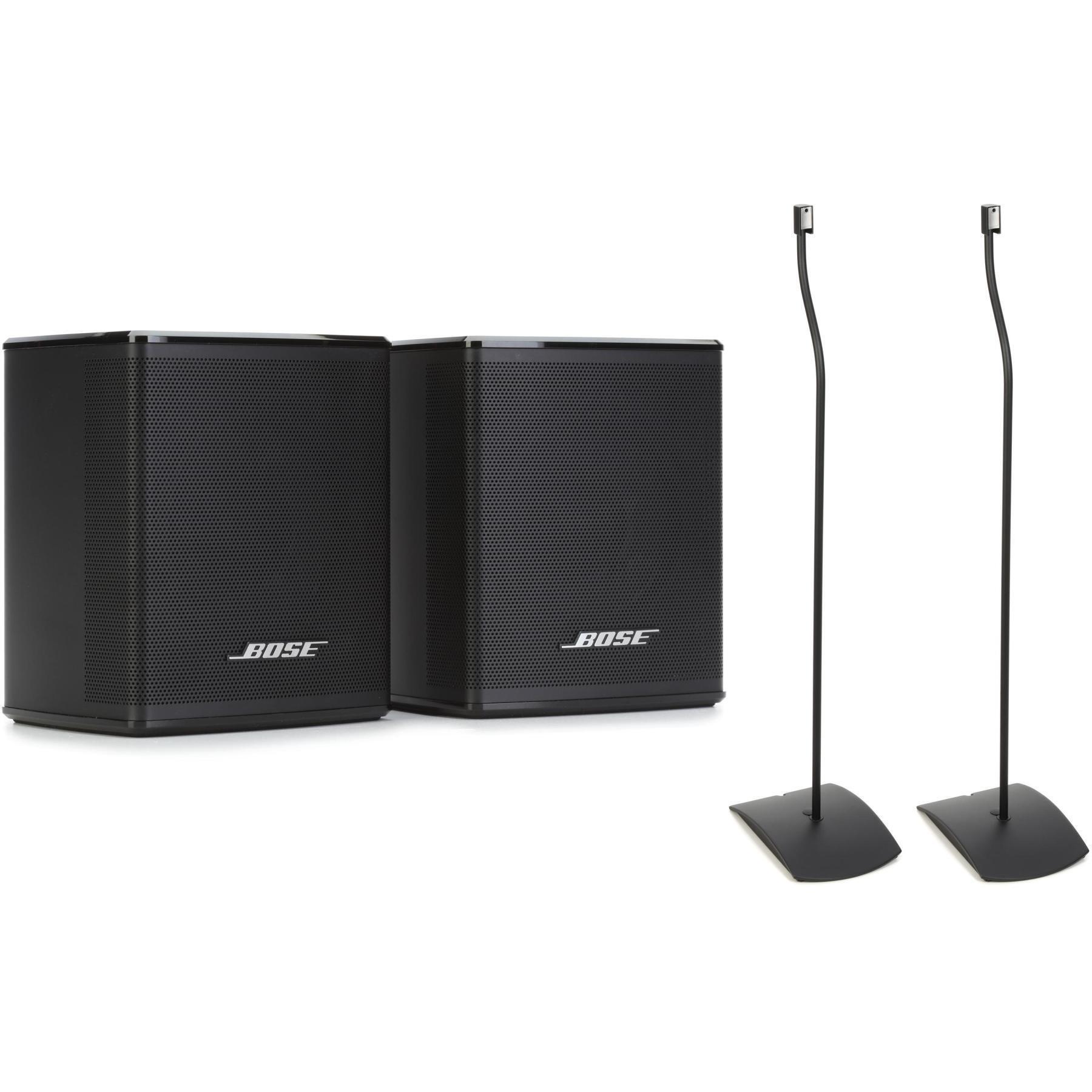 Bose Surround Speakers with Stands Black Sweetwater