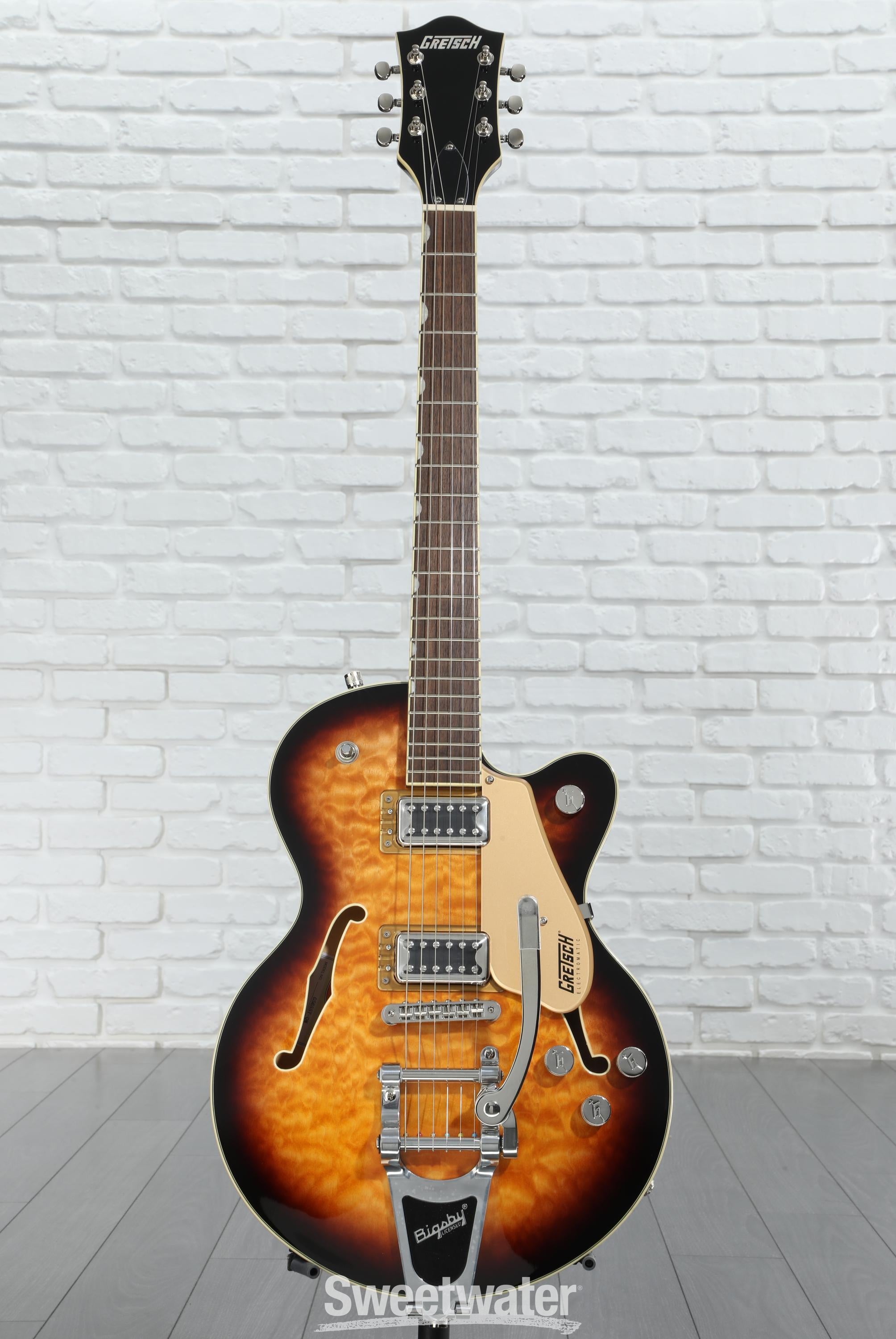 Gretsch G5655T-QM Electromatic Center Block Jr. Quilt Semi