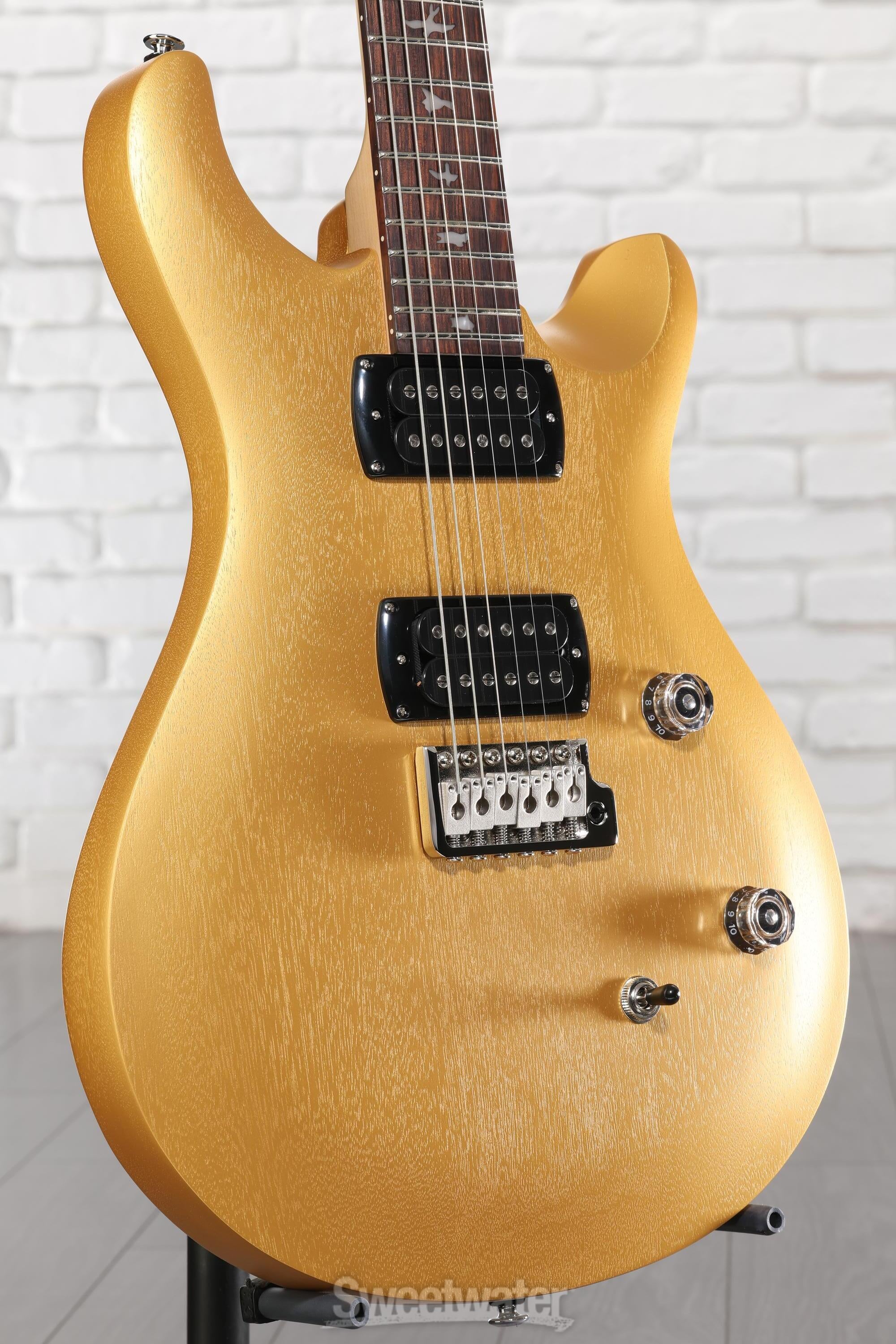 PRS SE CE 24 Standard Satin Electric Guitar - Metallic Gold Satin
