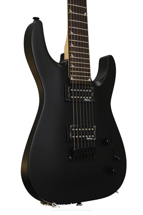 Jackson JS22-7 Dinky - Satin Black | Sweetwater