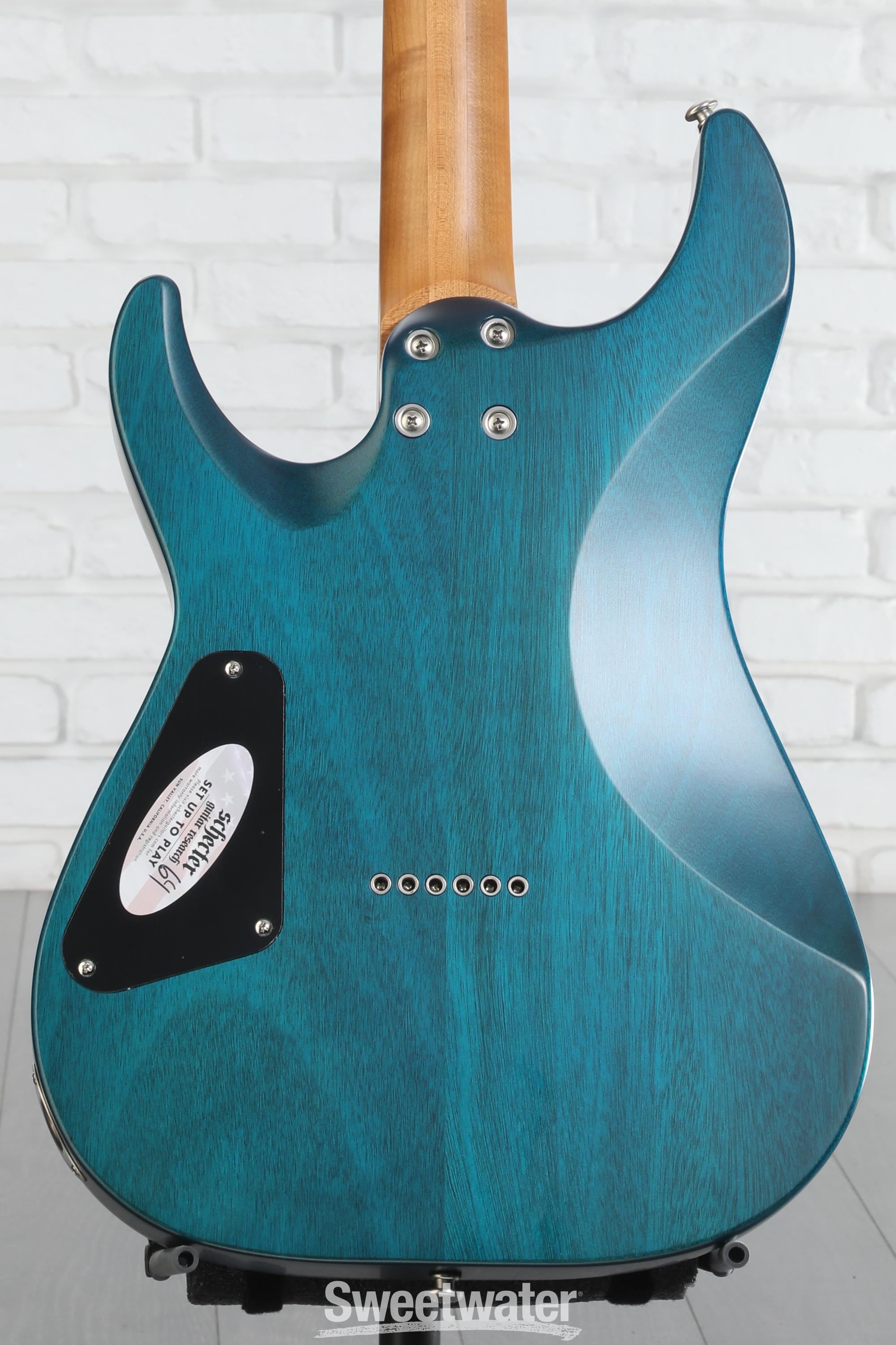 Schecter C-1 Standard Plus Electric Guitar - Blue Fade | Sweetwater