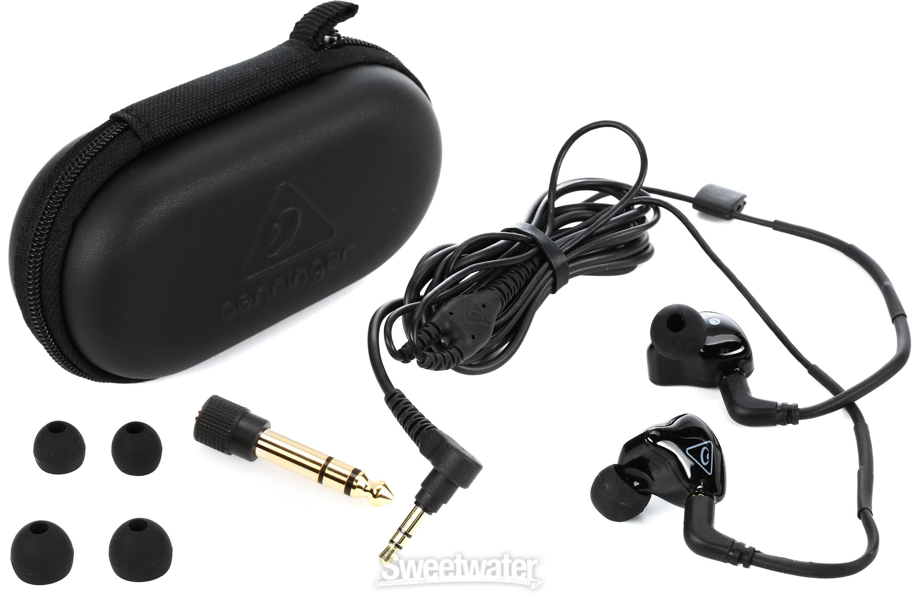 Behringer MO240 Studio Monitoring Earphones with Dual-hybrid
