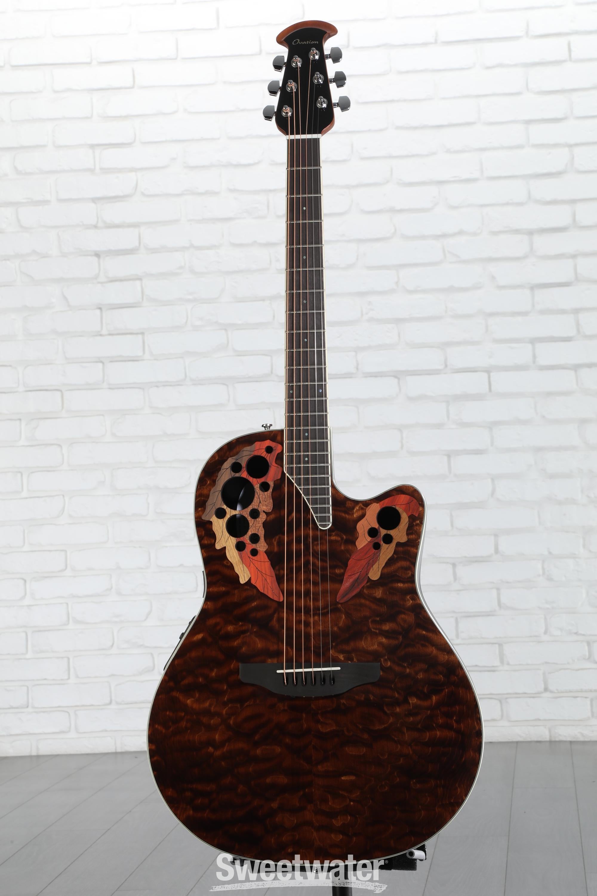 Ovation Celebrity Elite CE48P-TGE Super Shallow Acoustic-Electric