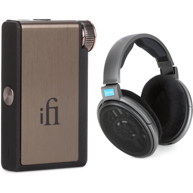 iFi GO Blu Portable Bluetooth DAC/Headphone Amp with Sennheiser HD