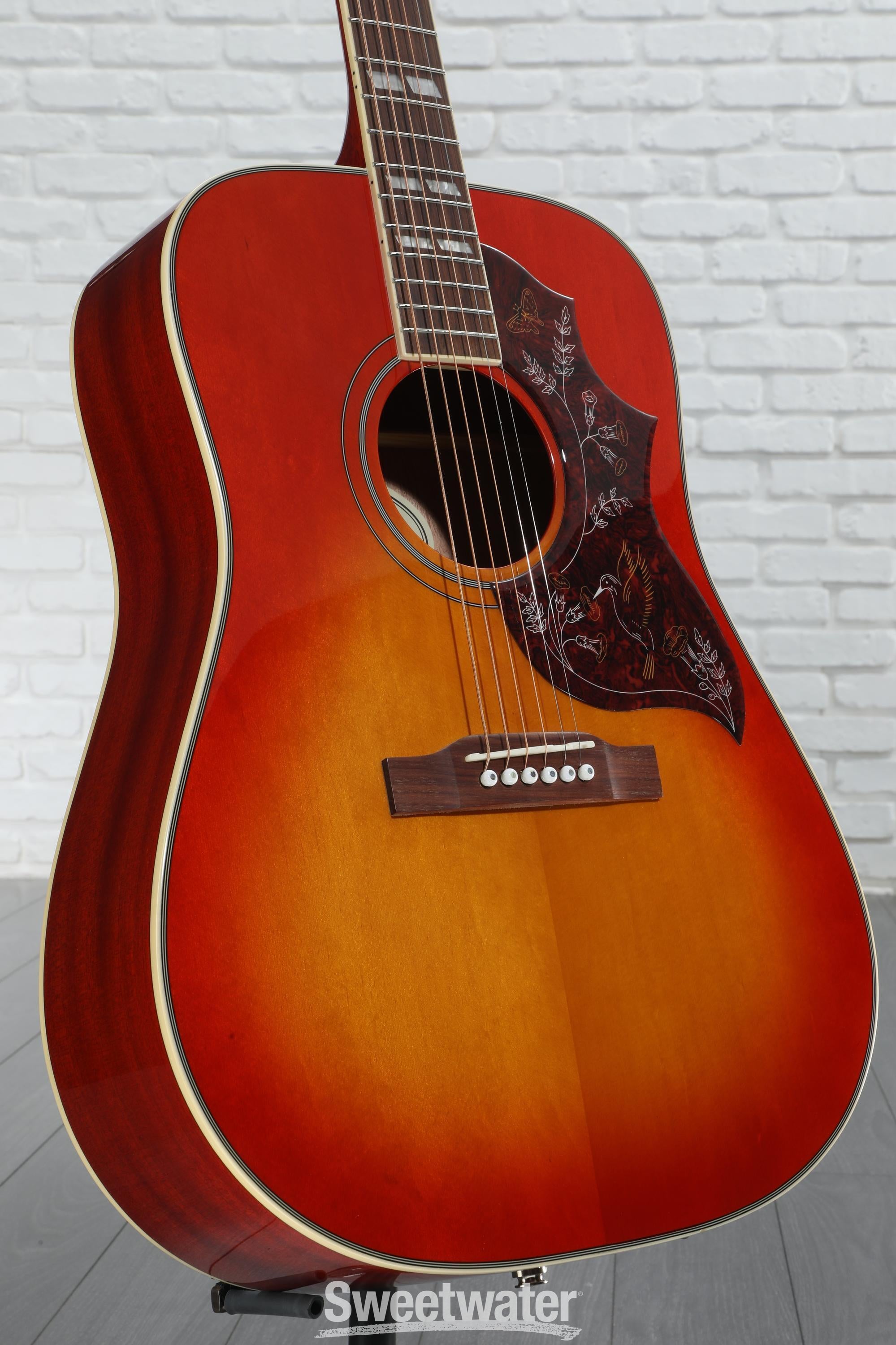 Epiphone Hummingbird Studio Acoustic-Electric Guitar - Faded Cherry Sunburst