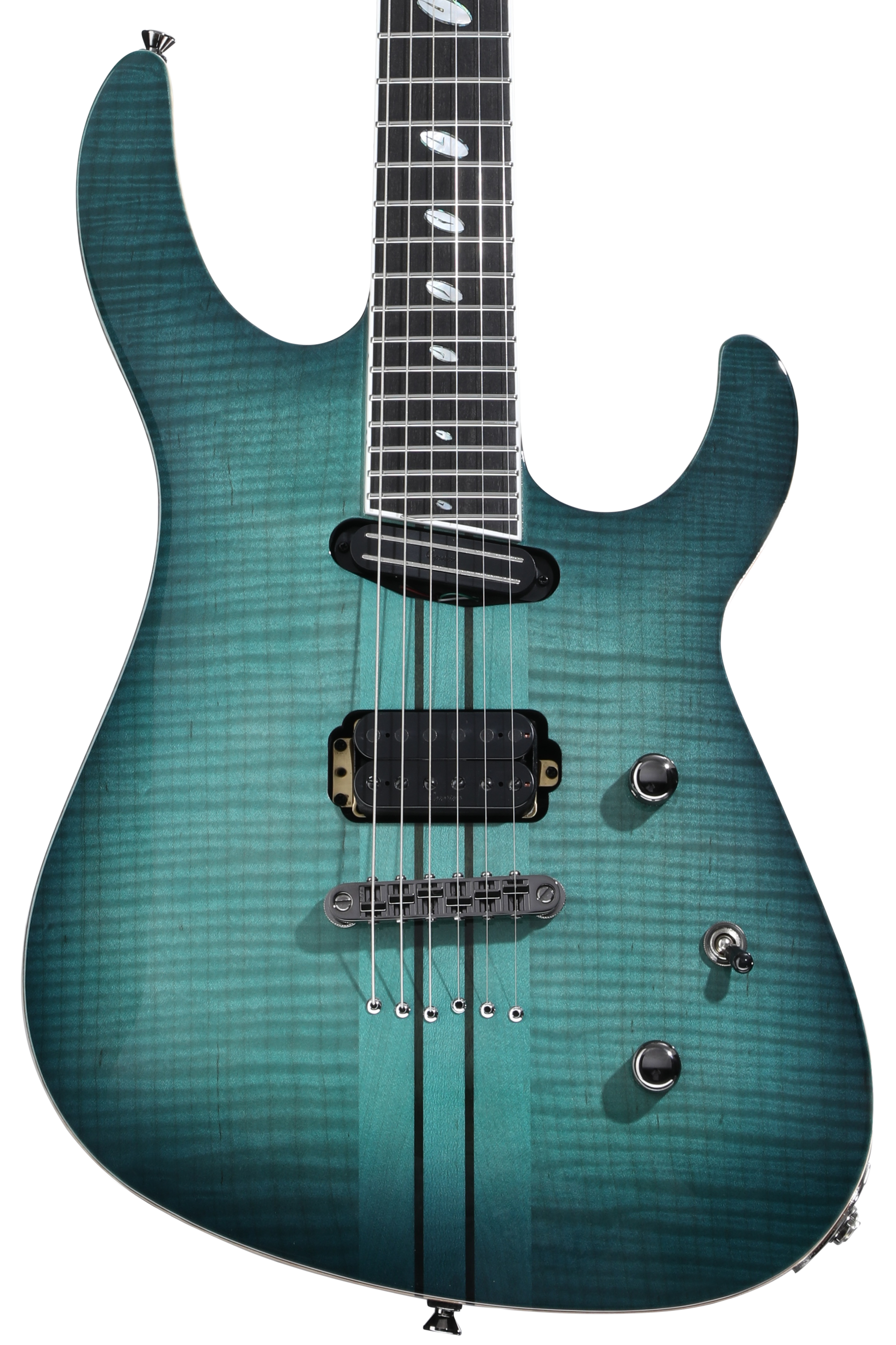 Caparison Guitars Orbit 7-CZQ Cazqui Signature - White