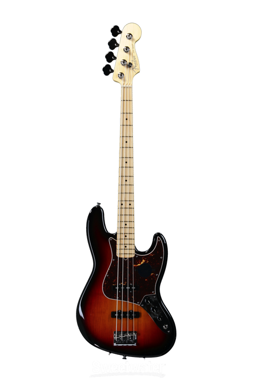 Fender American Standard Jazz Bass - 3-color Sunburst, Maple