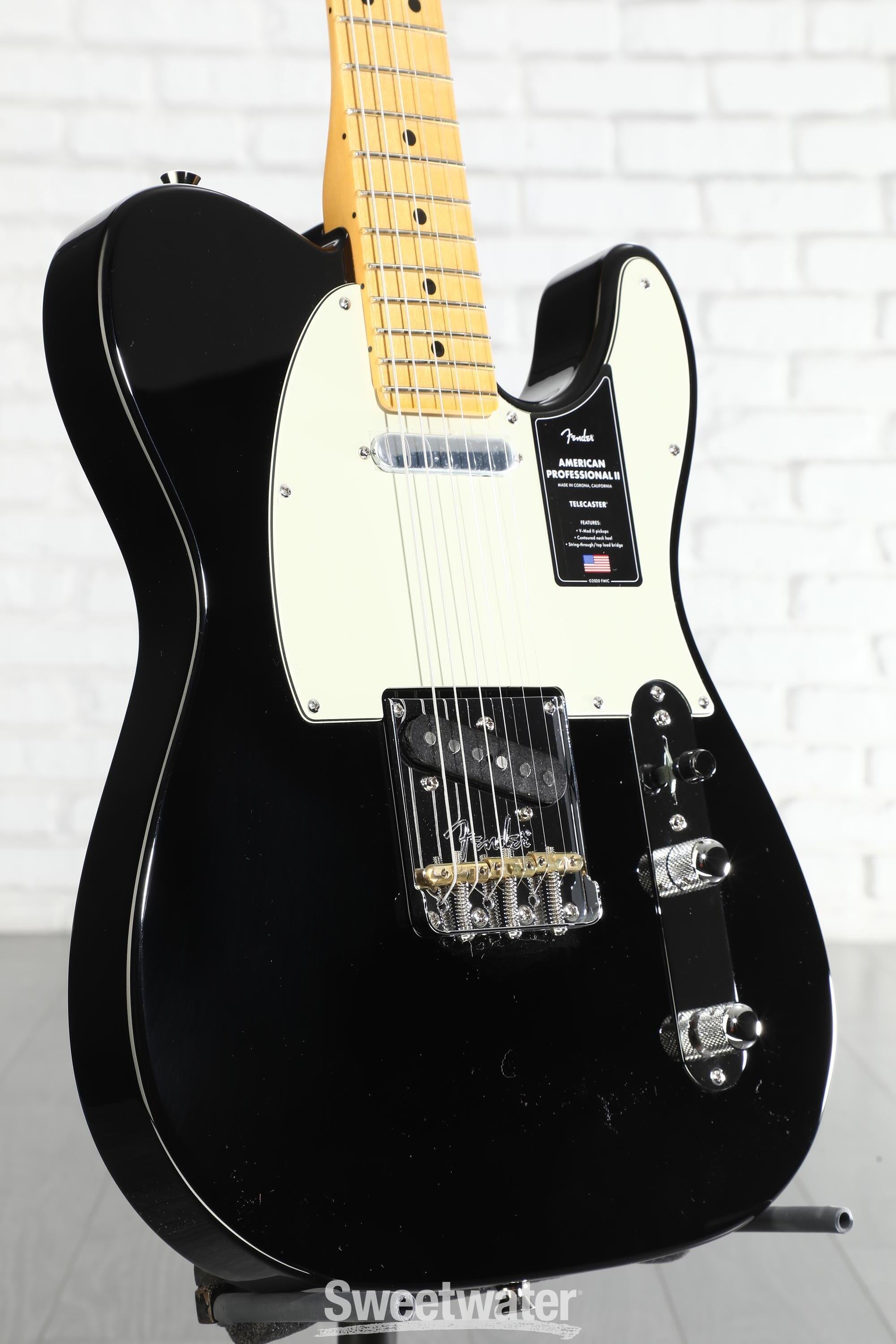 Fender American Professional II Telecaster - Black with Maple