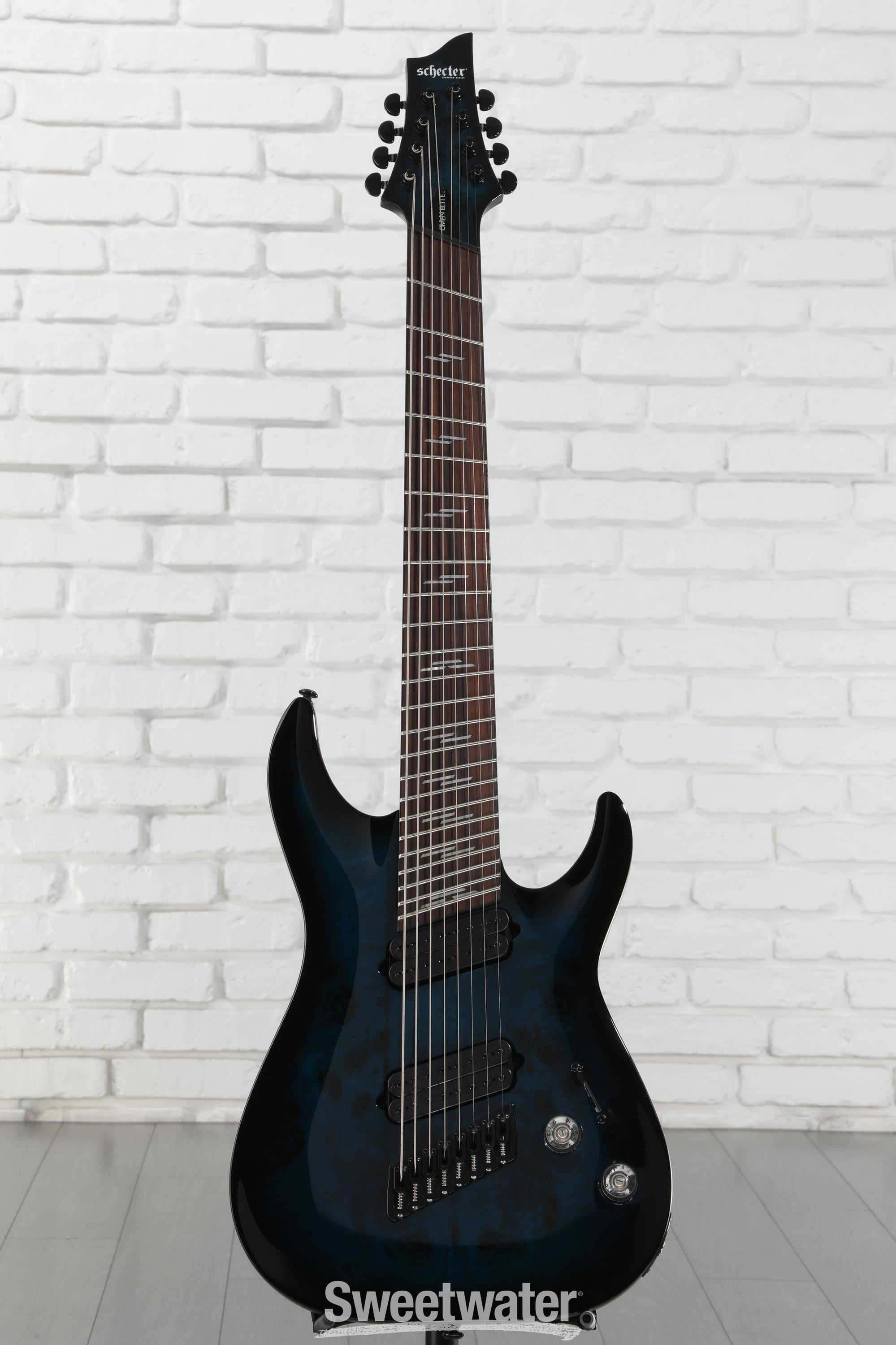 【希少】schecter OMEN-8 8弦ギター エレキギター Schecter Guitar Research OMEN-8 Electric Guitar Satin Walnut