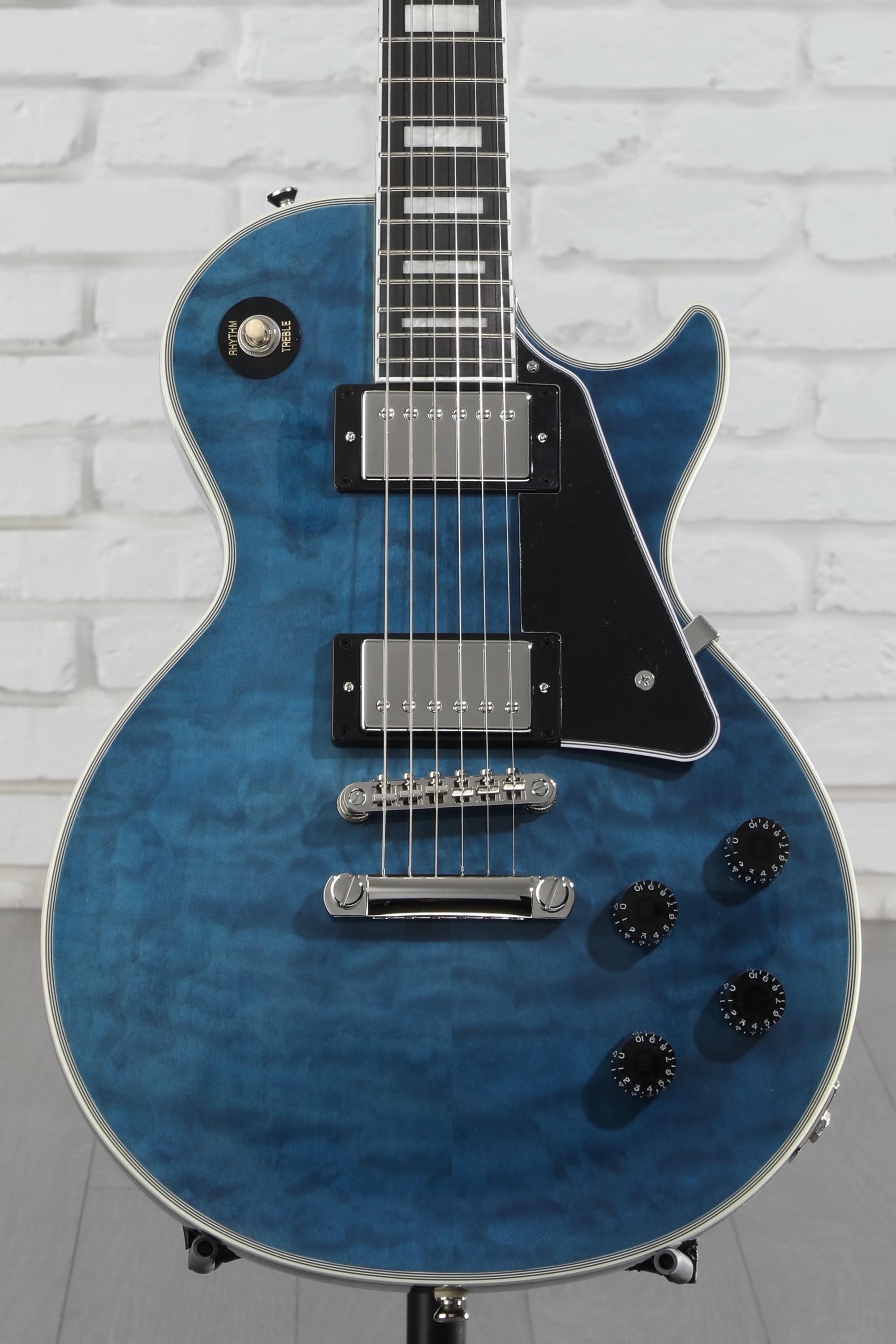 Epiphone Les Paul Custom Electric Guitar - Viper Blue