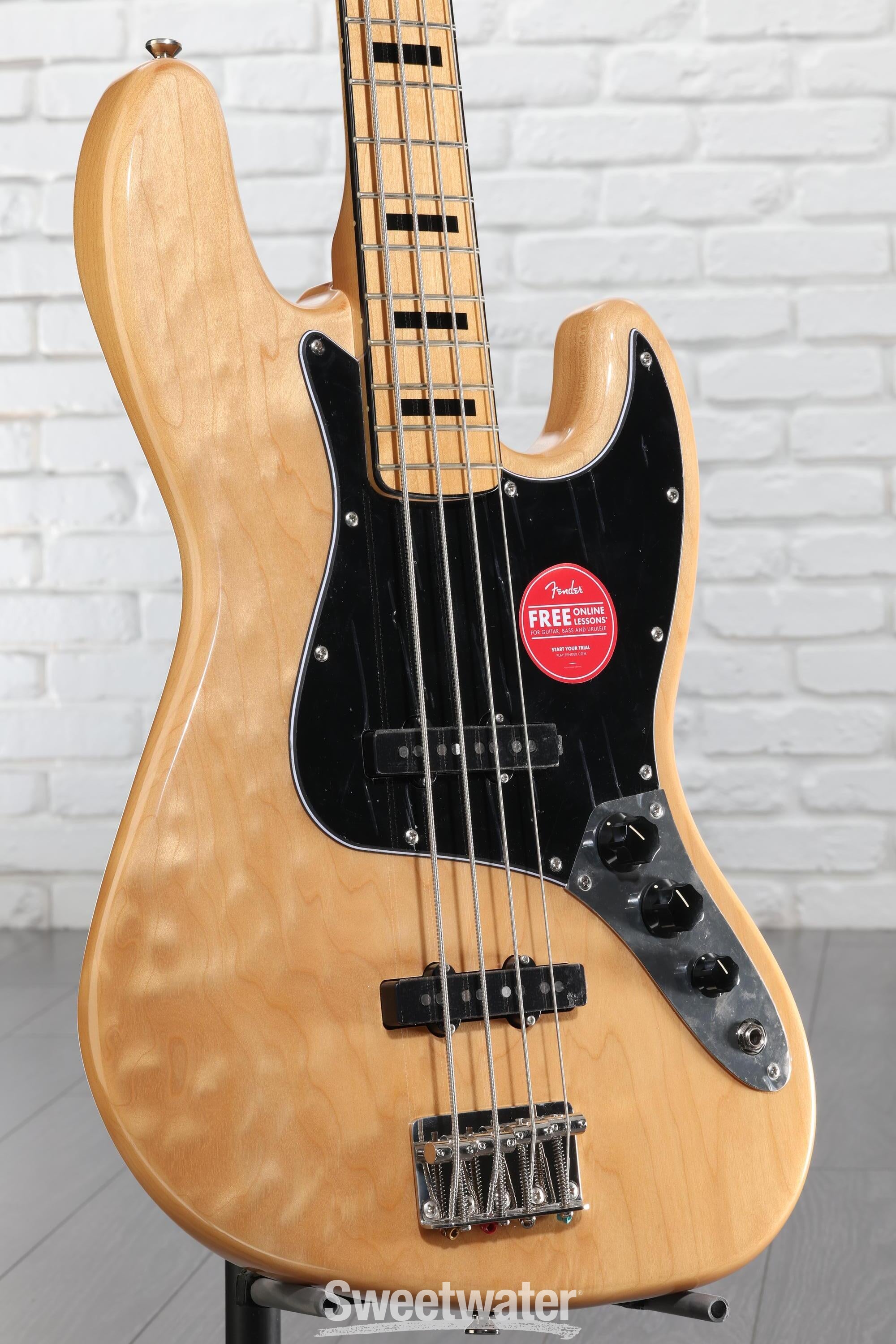 Squier Classic Vibe '70s Jazz Bass - Natural | Sweetwater