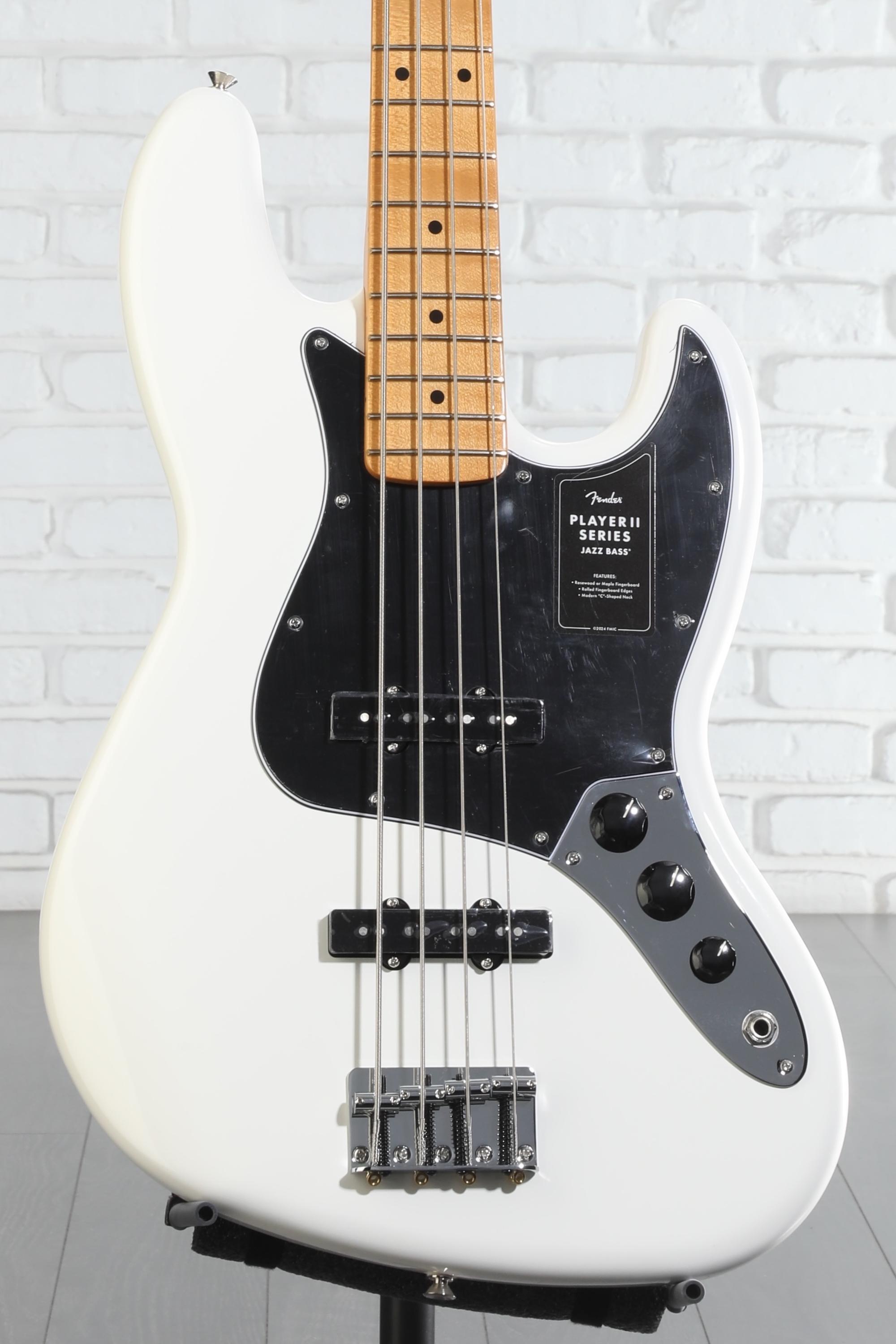 Fender Player II Jazz Bass - Polar White with Maple Fingerboard