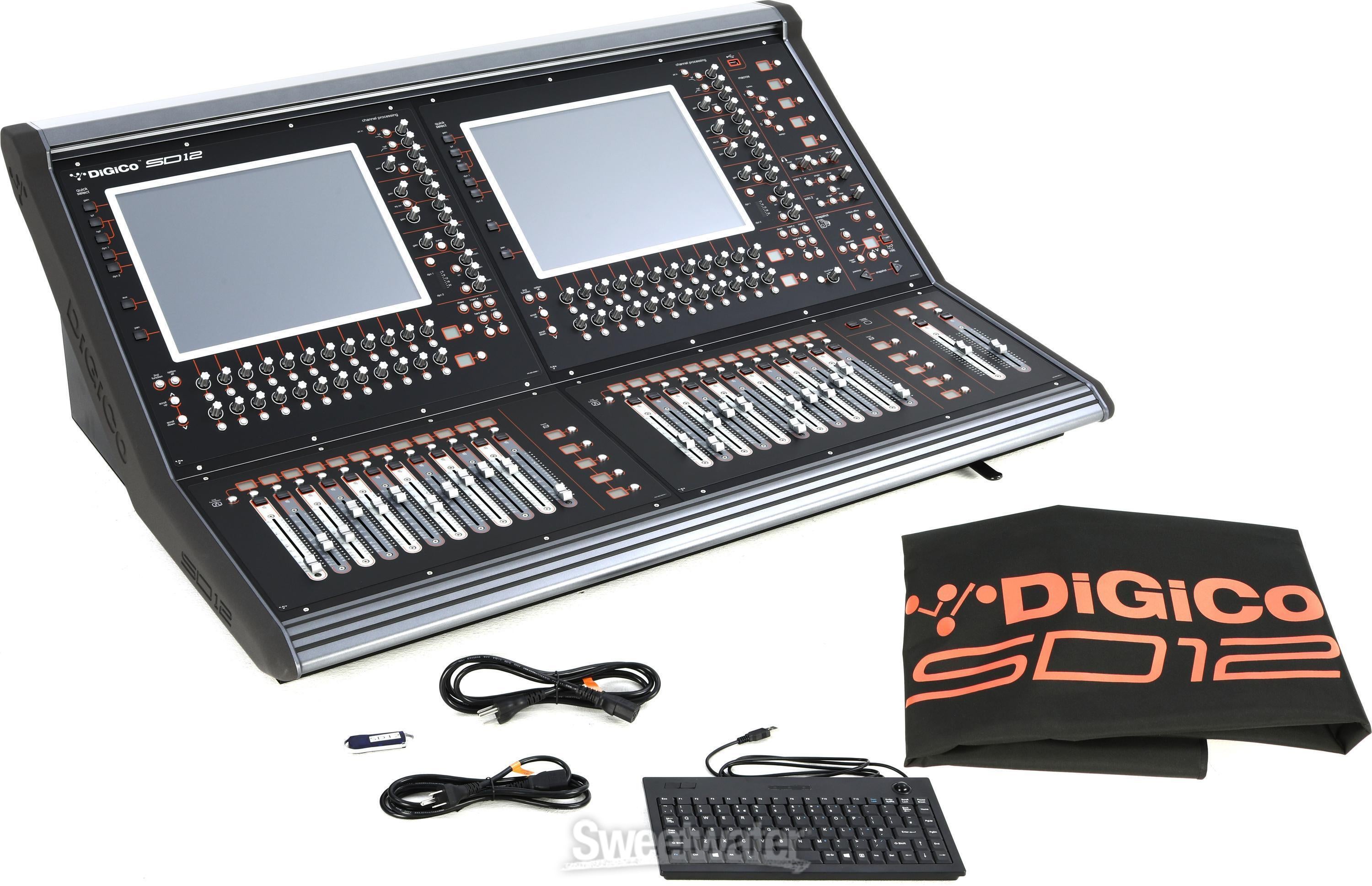 DiGiCo SD12 96 Digital Mixing Console | Sweetwater