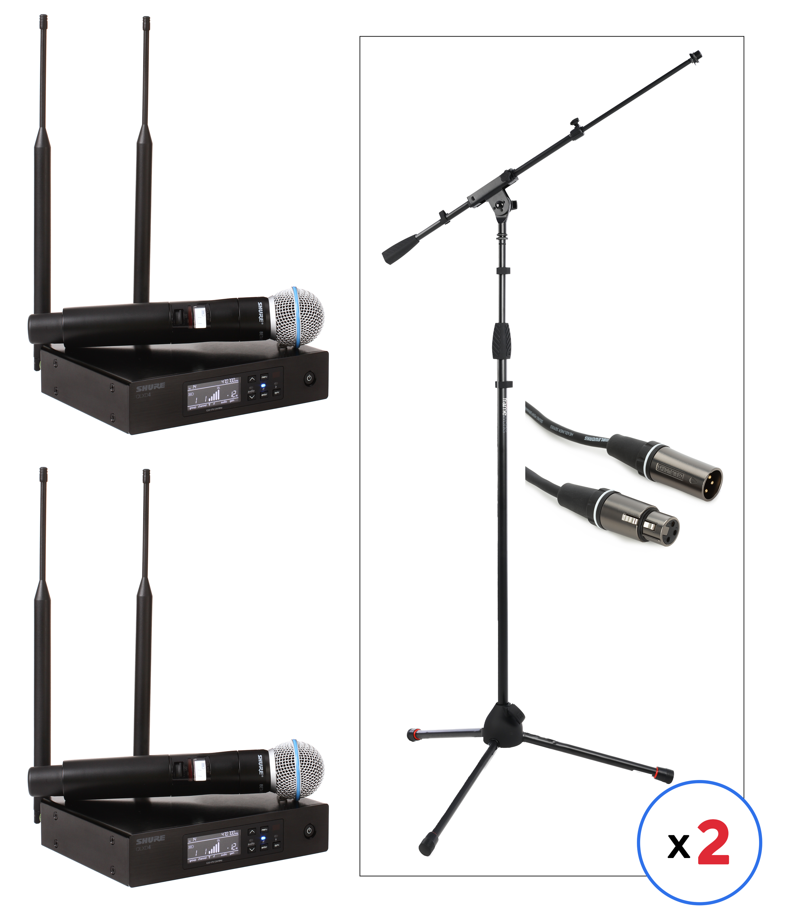 SHUREGDXD4 BETA58A ボーカルワイヤレスシステム BETA 58A - ボーカルマイクロホン - Shure 日本