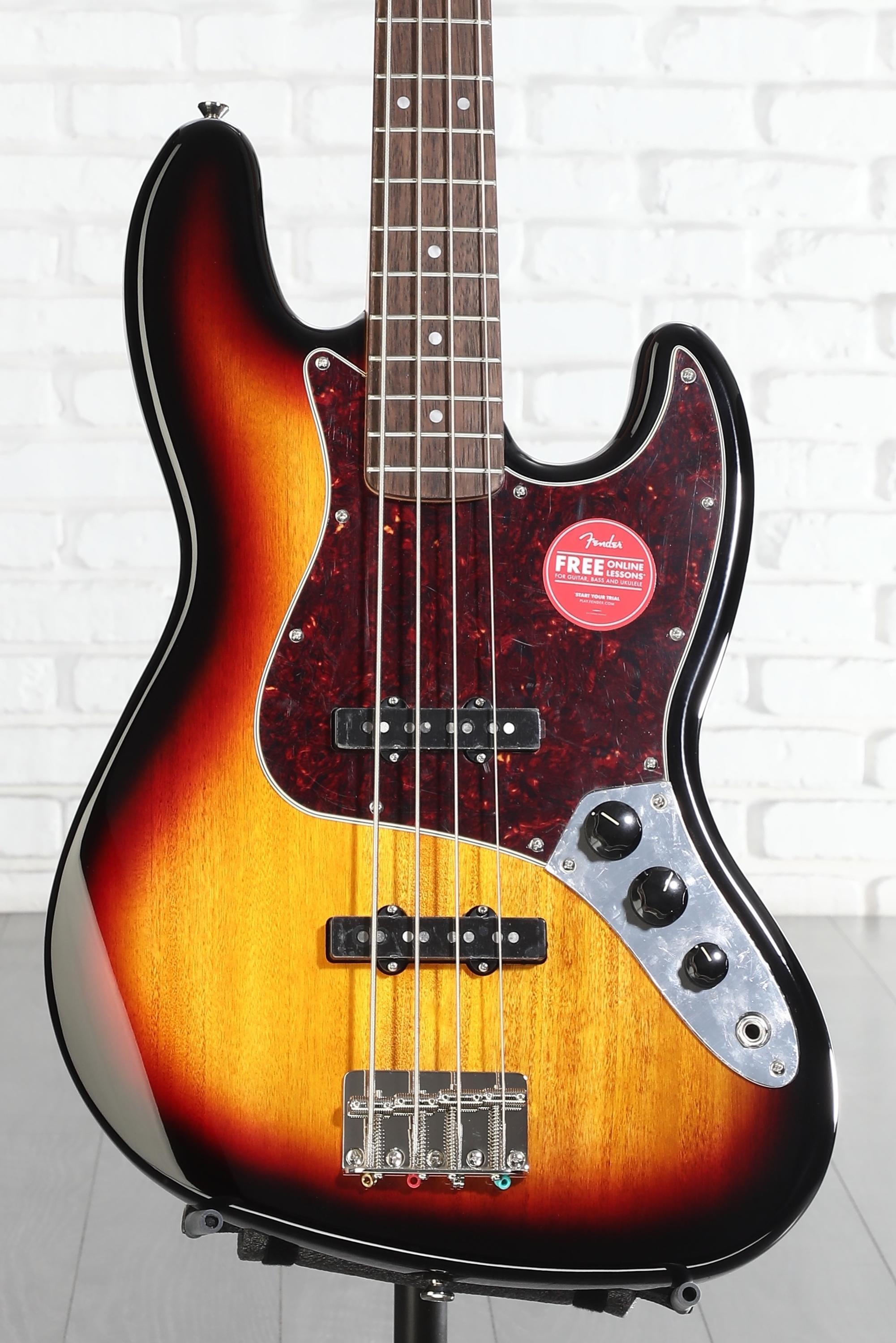 Squier Classic Vibe '60s Jazz Bass - 3-Tone Sunburst | Sweetwater