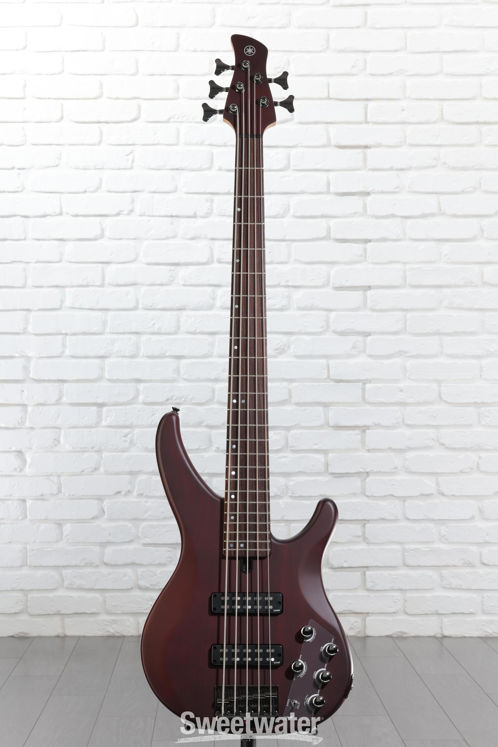 Yamaha TRBX505 5-string Bass Guitar - Translucent Brown