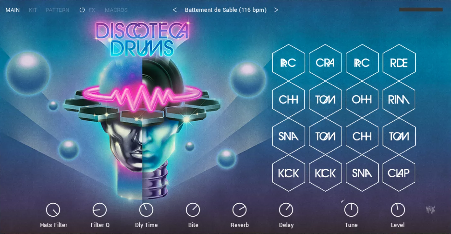 Photo of Native Instruments Discoteca Drums Virtual Percussion Plug-in