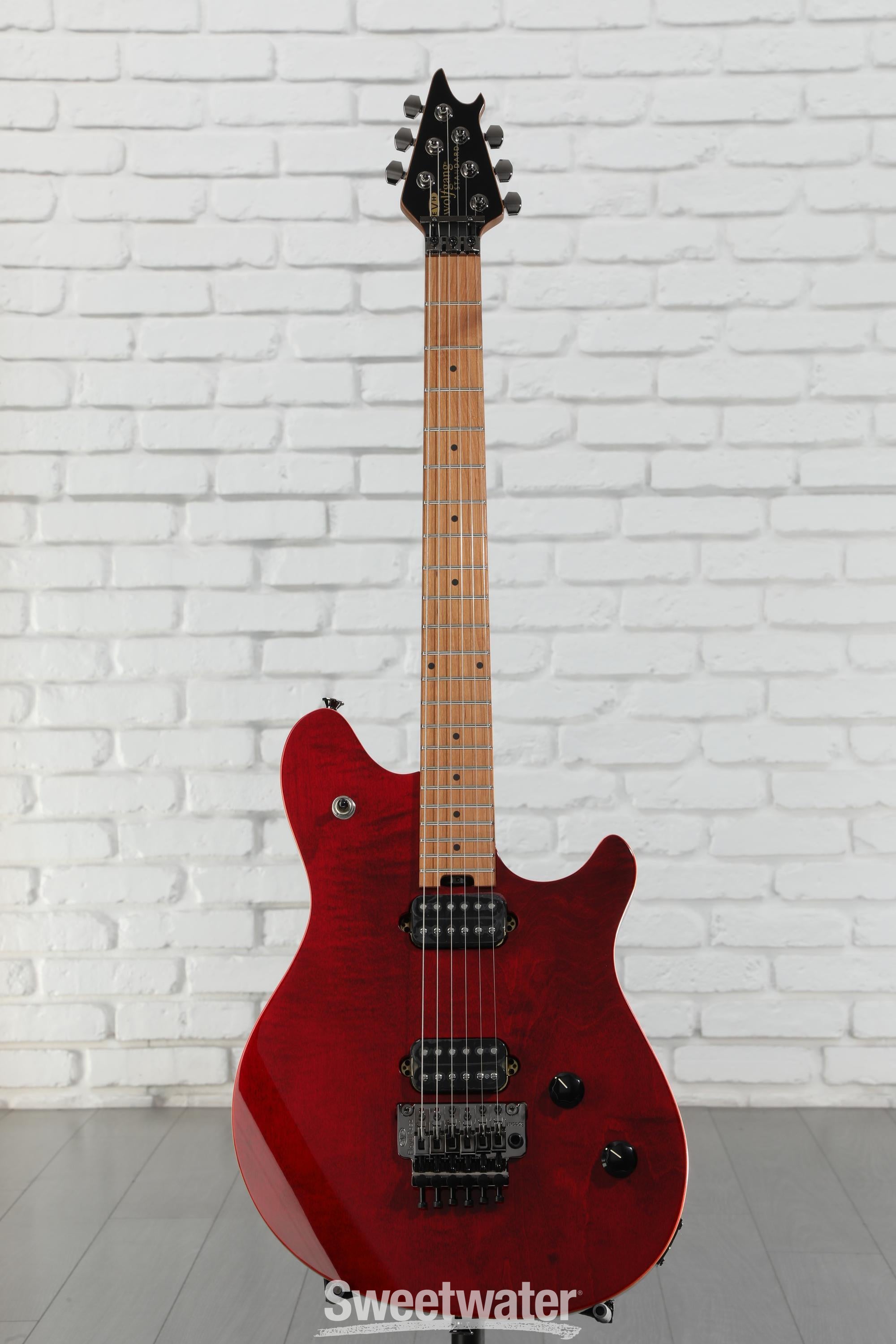 EVH Wolfgang WG Standard レッド 赤 EVH Wolfgang WG Standard QM Electric Guitar Wine Red
