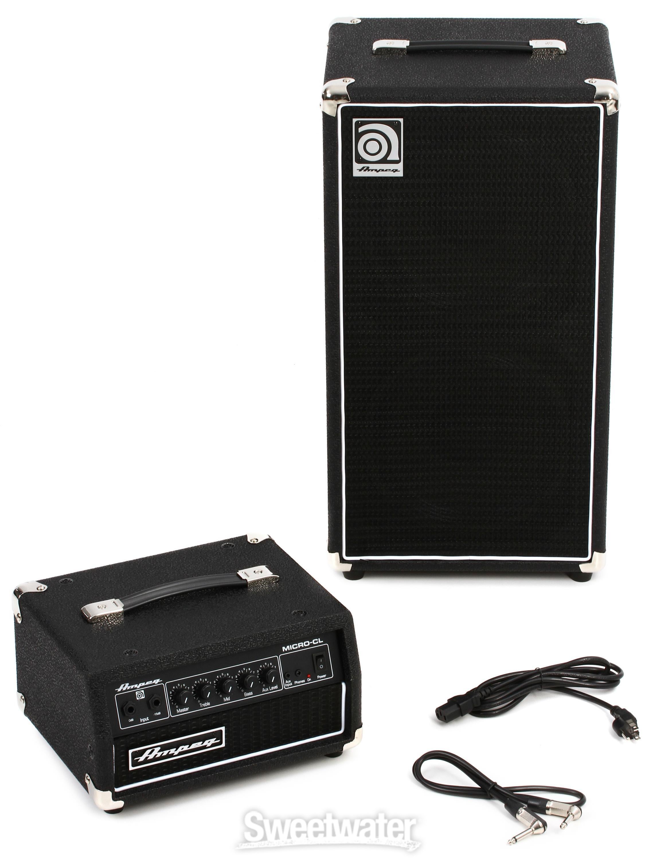 Ampeg Micro-CL 2 x 10-inch 100-watt Bass Stack | Sweetwater
