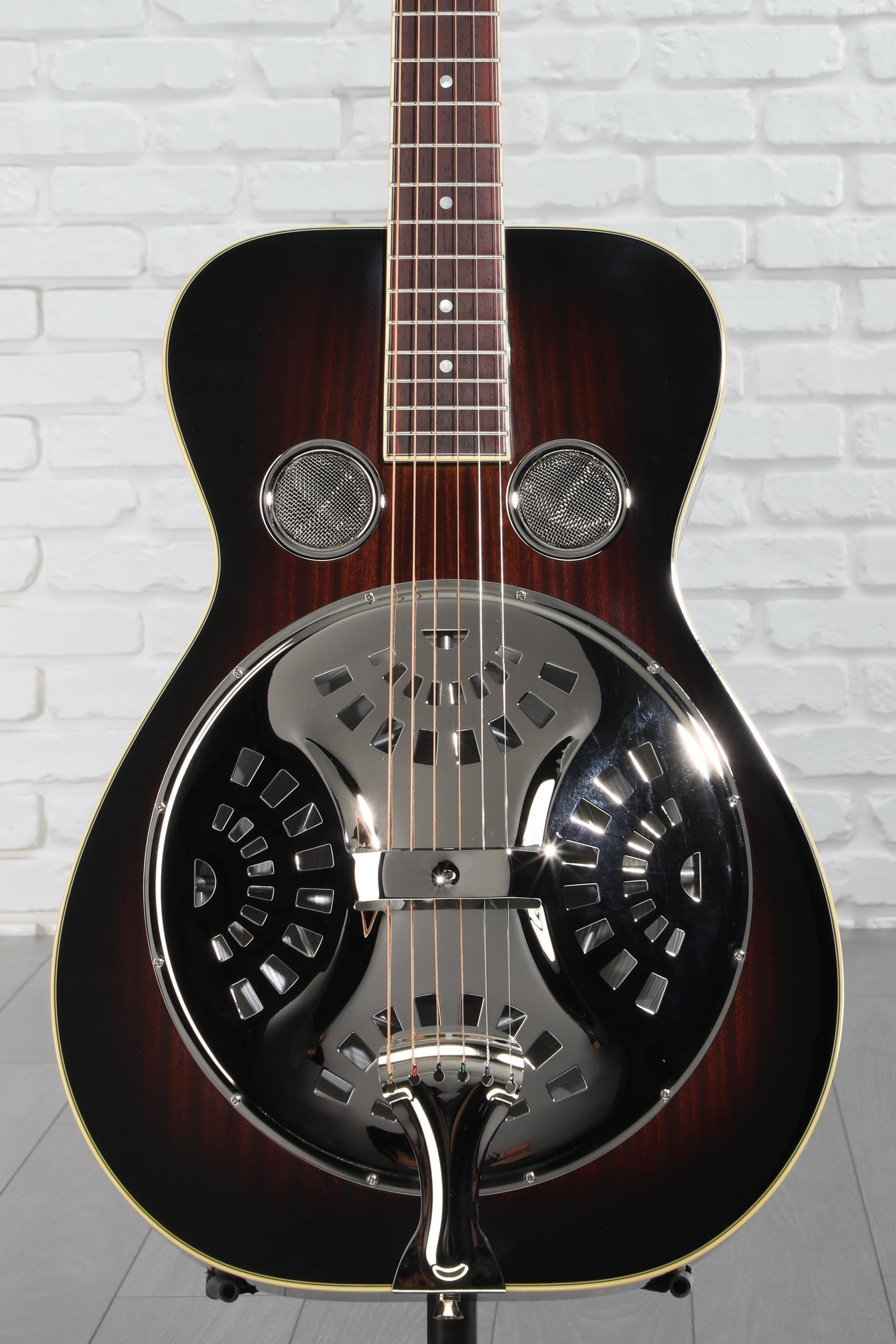 Recording King Maxwell Roundneck Resonator - Sunburst