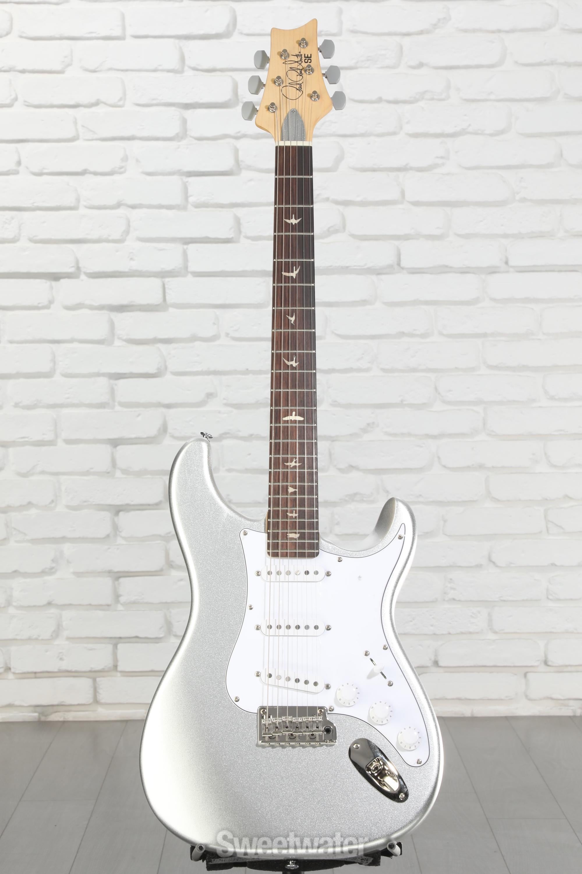 PRS SE Silver Sky Electric Guitar - Platinum Spark, Sweetwater