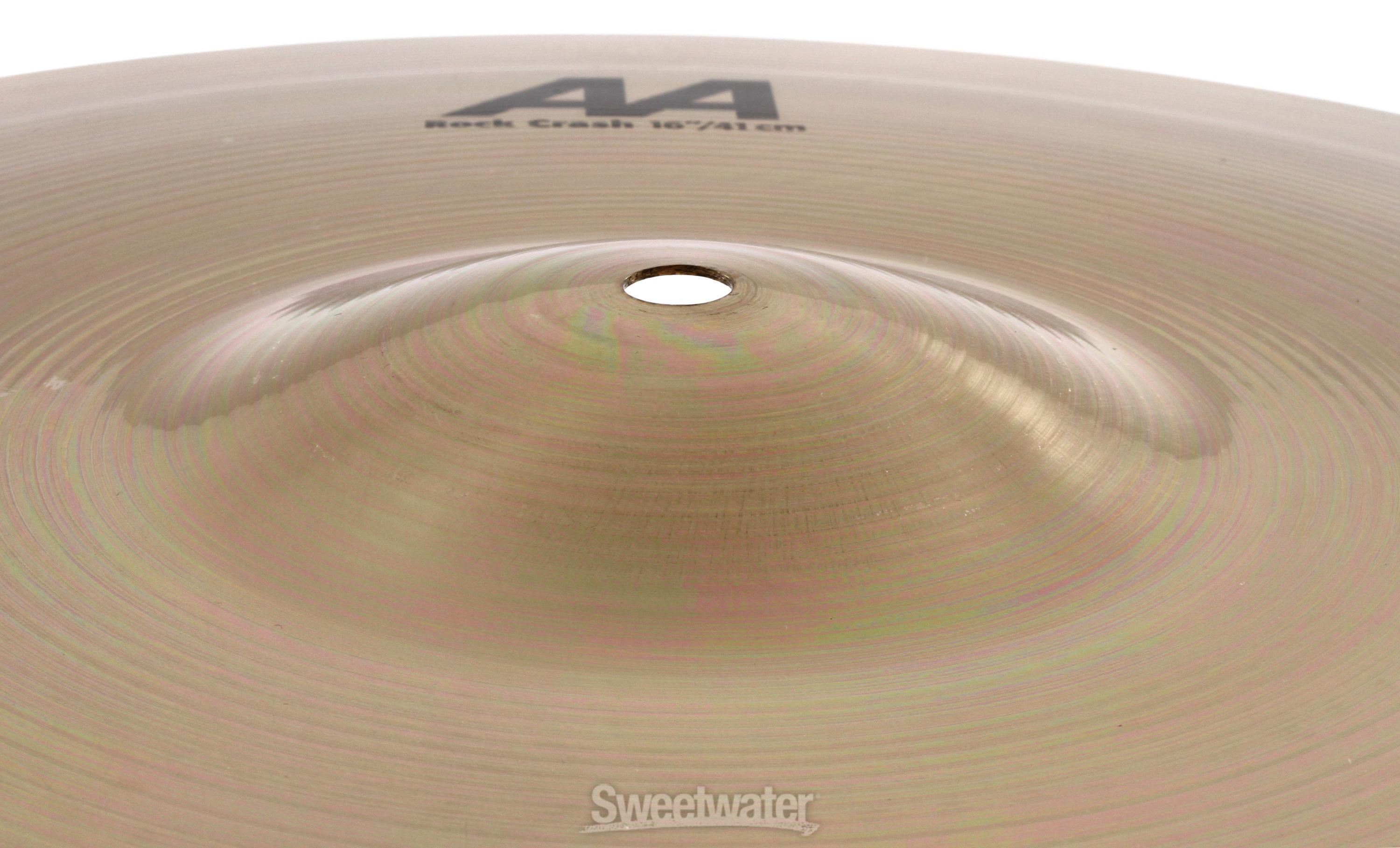 Sabian 16 inch AA Rock Crash Cymbal - Brilliant Finish | Sweetwater