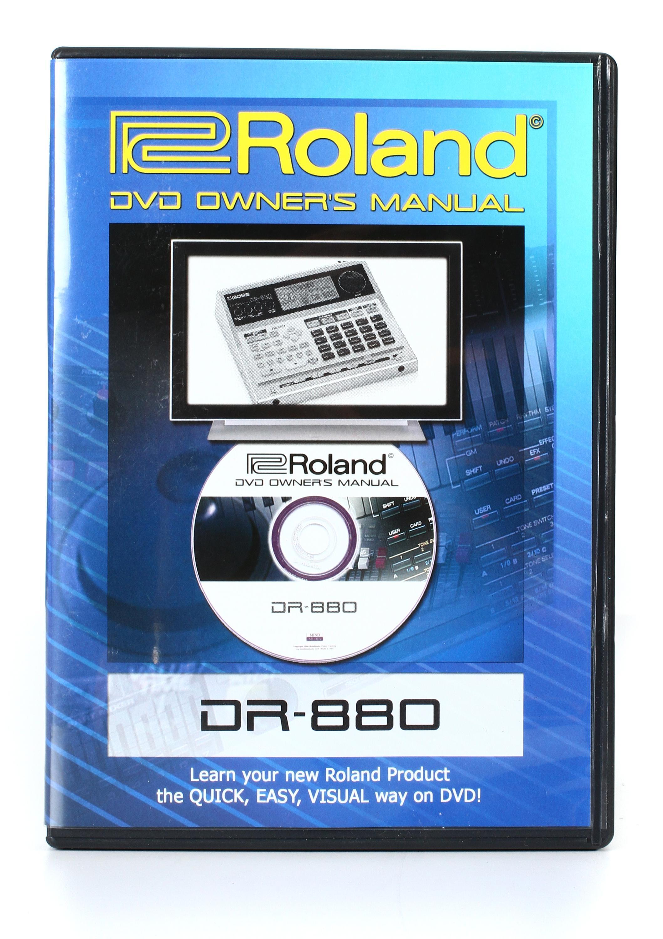 Roland DR880 DVD Video Manual Sweetwater