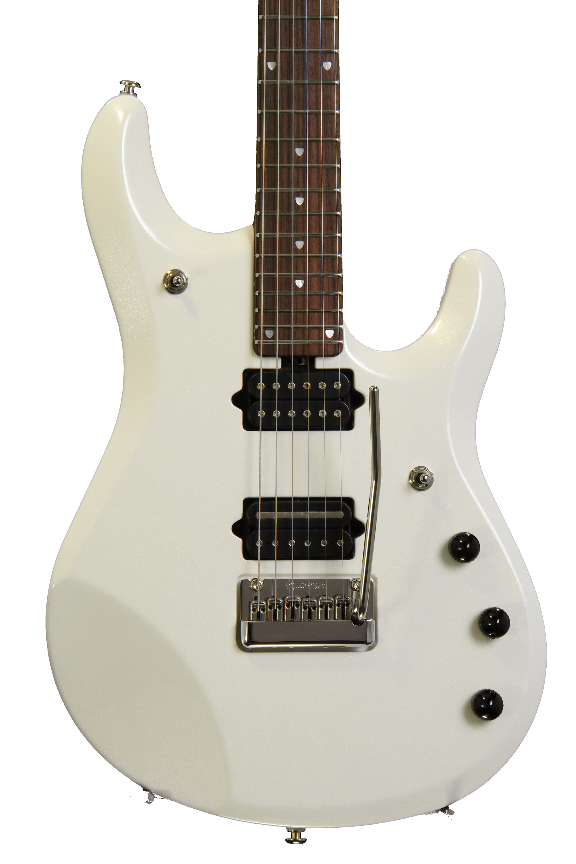 Ernie Ball Music Man JP6 - White Pearl, All Rosewood Neck Ltd Run