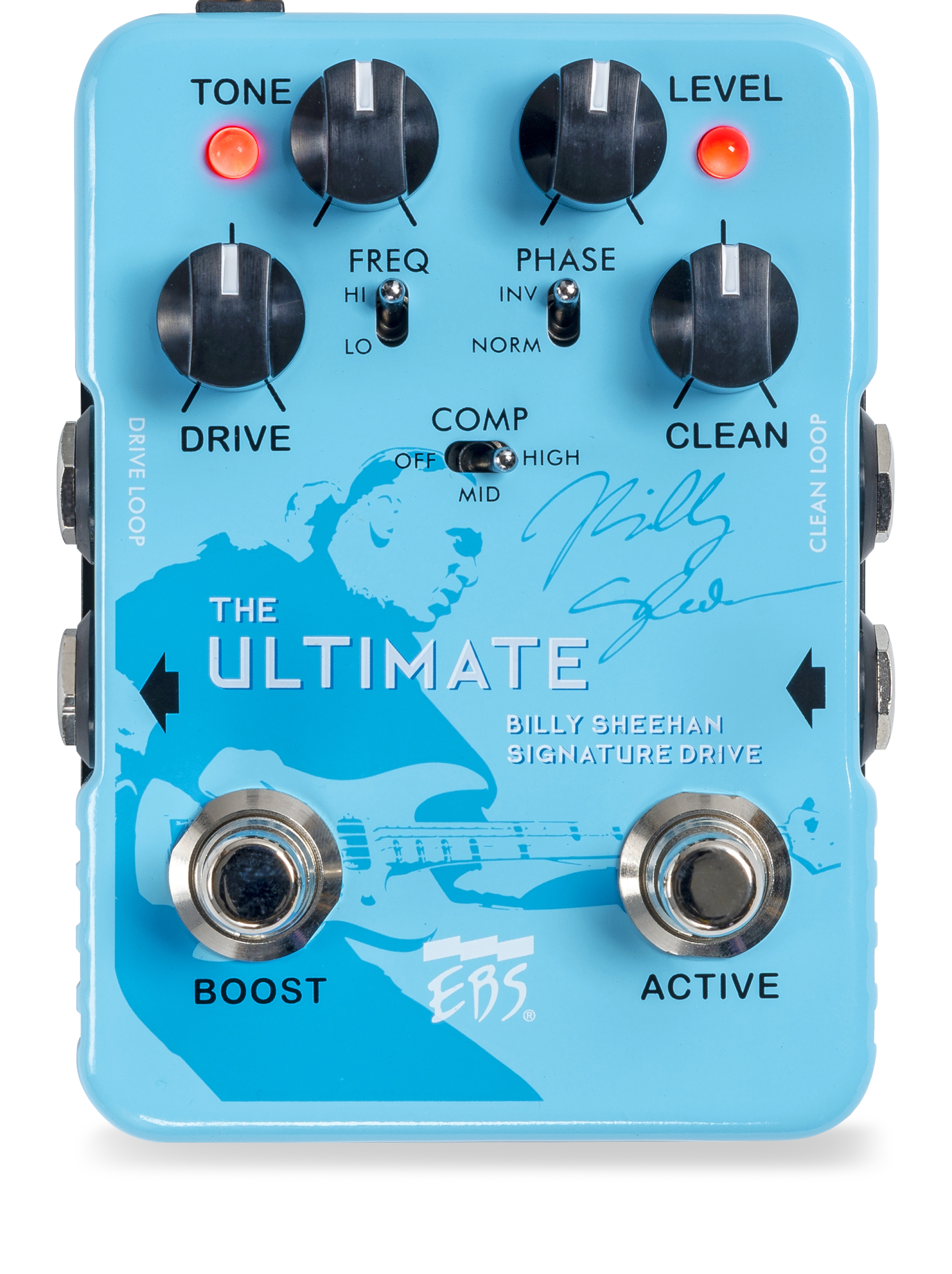 EBS Billy Sheehan Ultimate Signature Drive Pedal | Sweetwater