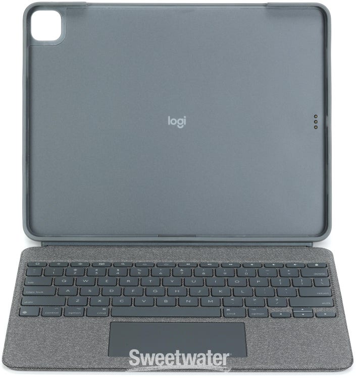 Logitech Combo Touch Keyboard Case with Trackpad for iPad Pro 12.9  (6th/5th Gen) - Oxford Grey - English