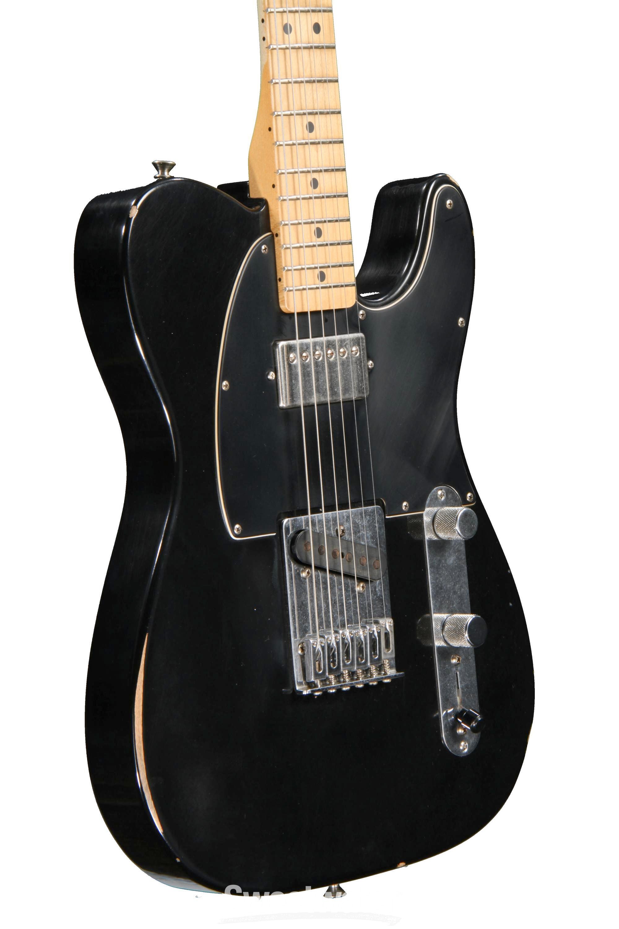 Fender Road Worn Player Telecaster - Black | Sweetwater