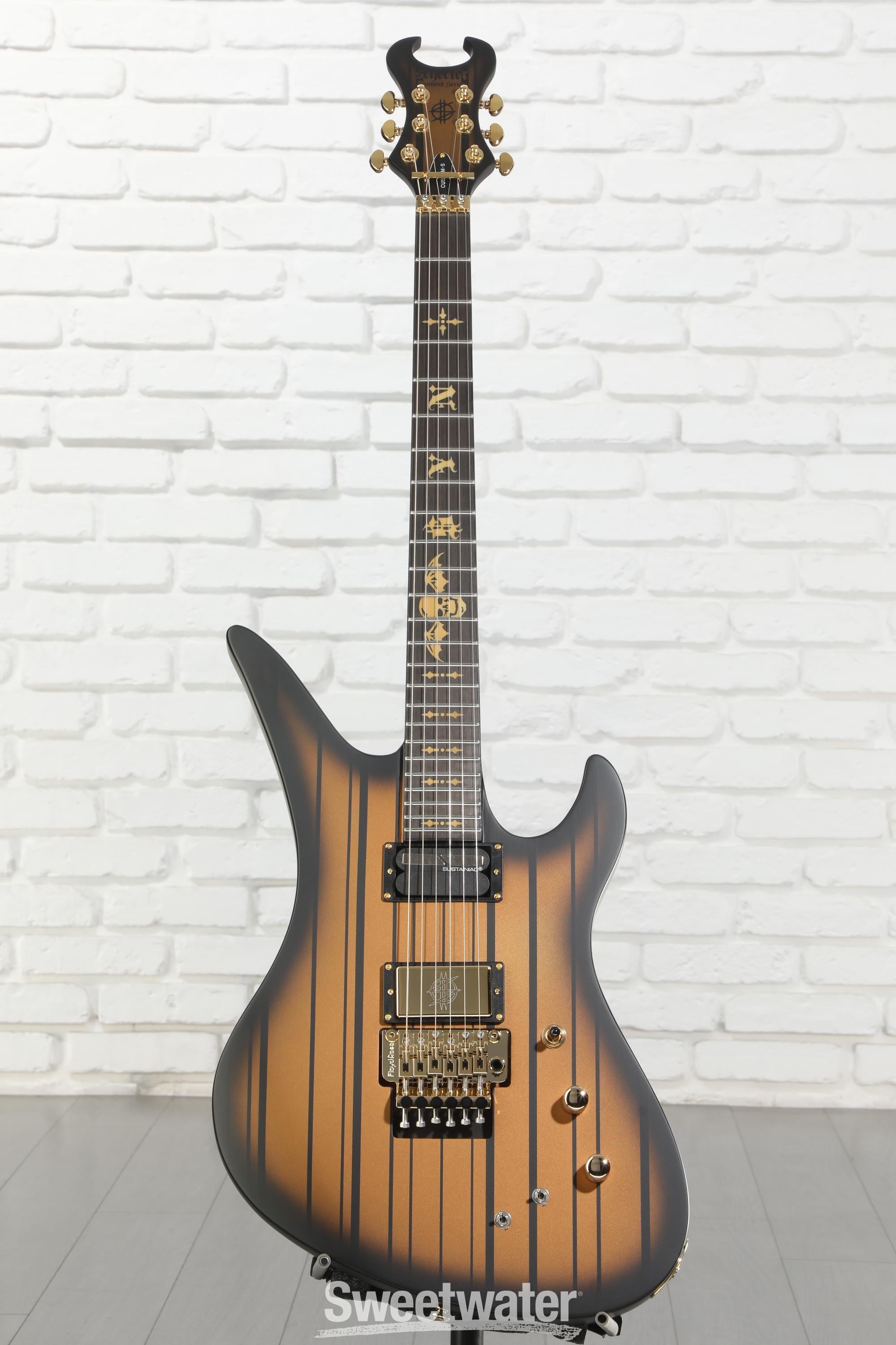 Schecter Synyster Gates Custom-S Electric Guitar - Satin Gold