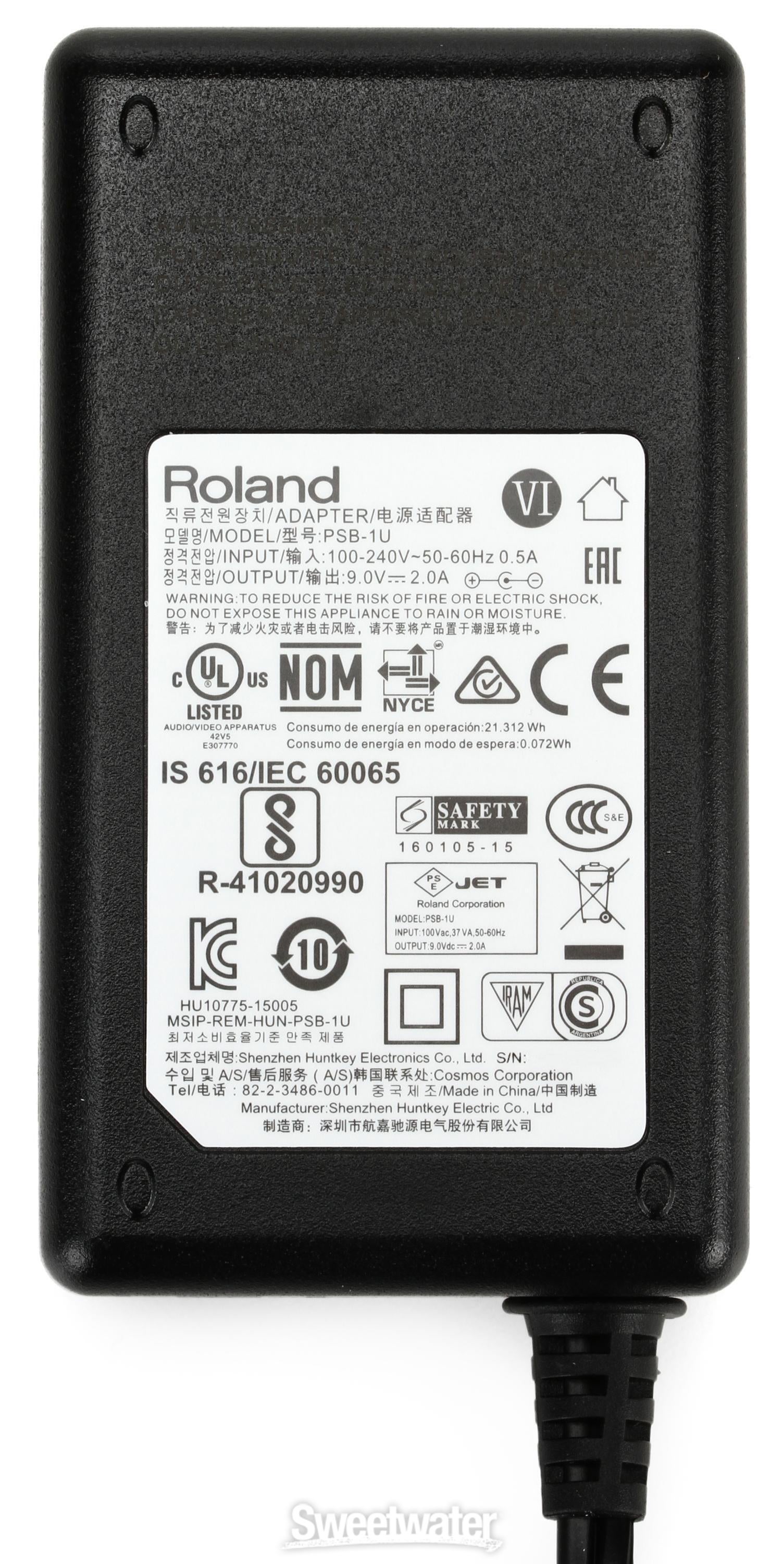 Roland PSB-120 9V 2000mA Replacement Power Supply | Sweetwater