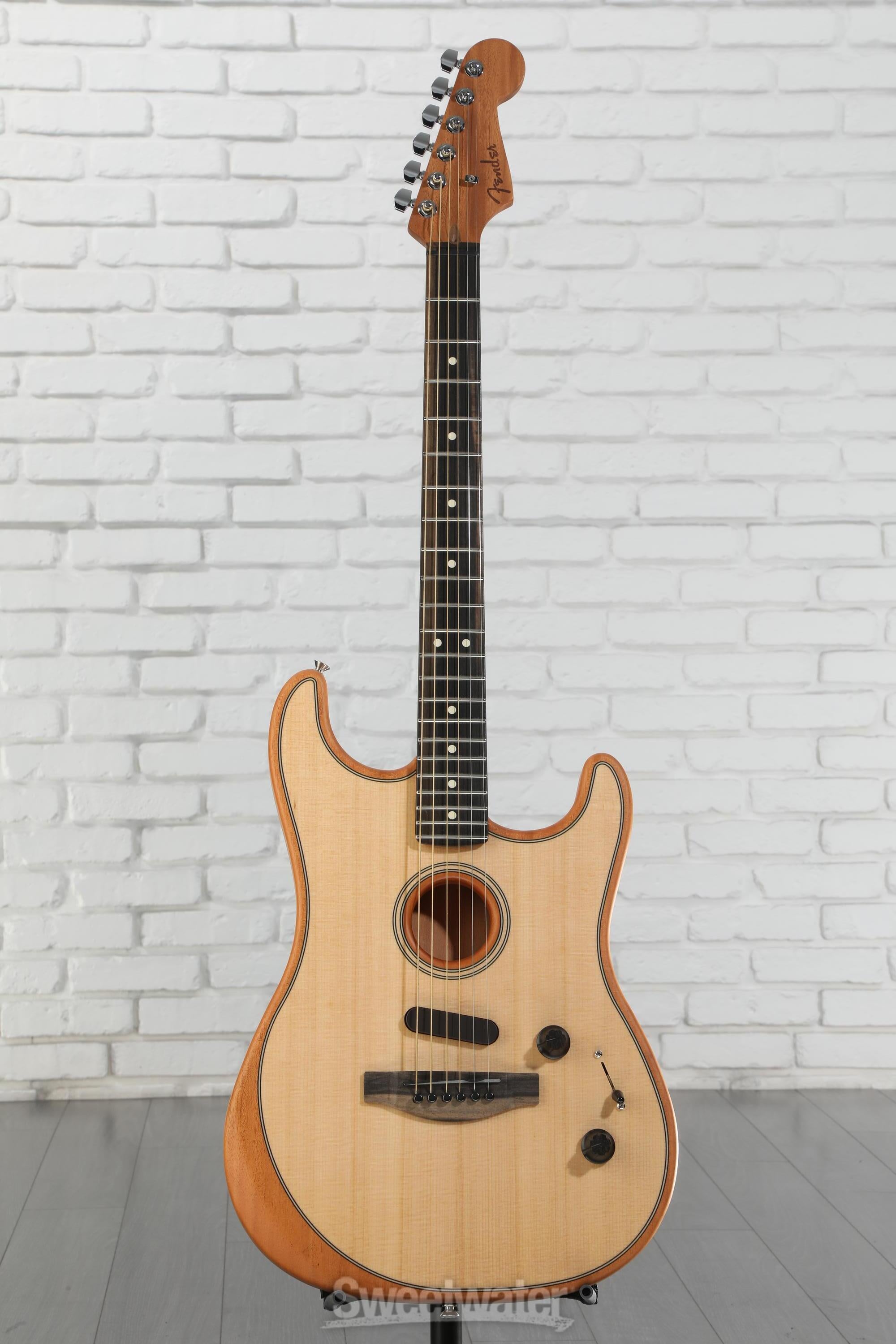 Fender USA Acoustasonic Strat（Natural） Fender American Acoustasonic Stratocaster Acoustic-Electric