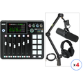 Photo of Rode Rodecaster Pro II SM7B 4 Person Podcasting Bundle