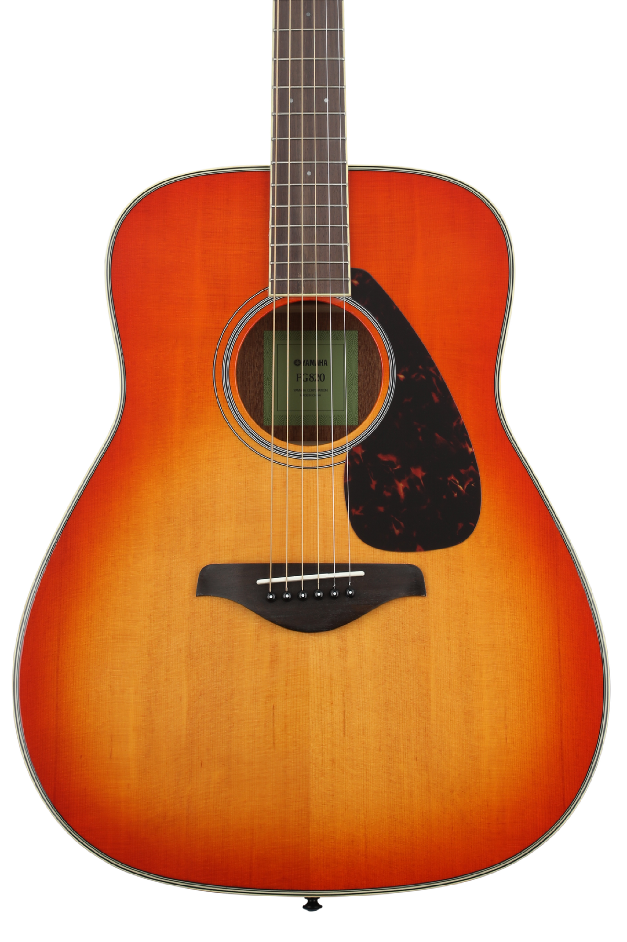 Yamaha FG820 Dreadnought Acoustic Guitar - Autumn Burst | Sweetwater