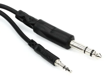 Hosa CMS-103 Stereo Interconnect Cable - 3.5mm TRS Male to 1/4-inch TRS Male - 3 foot