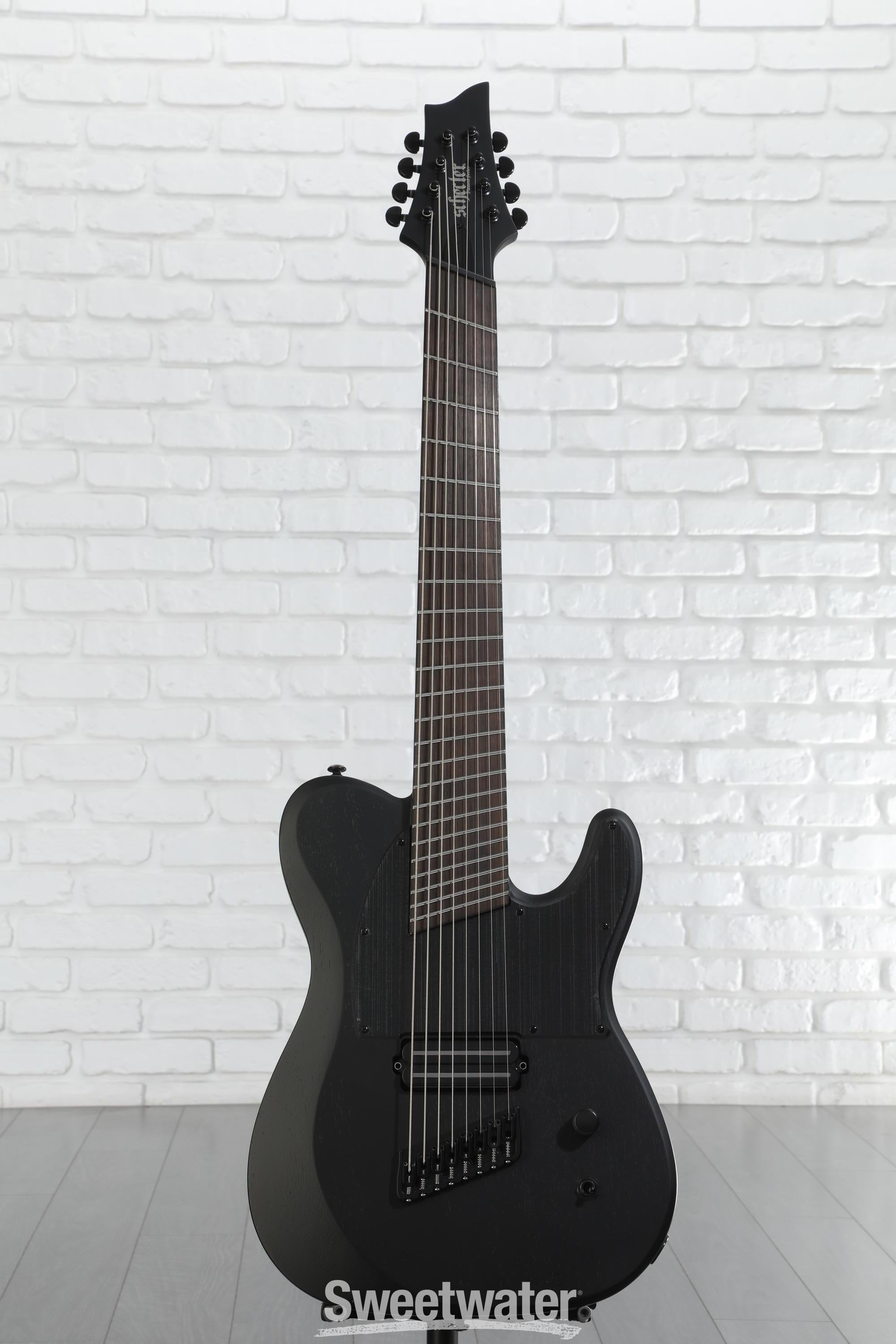 Schecter PT-8 MS Black Ops 8-string Electric Guitar - Black