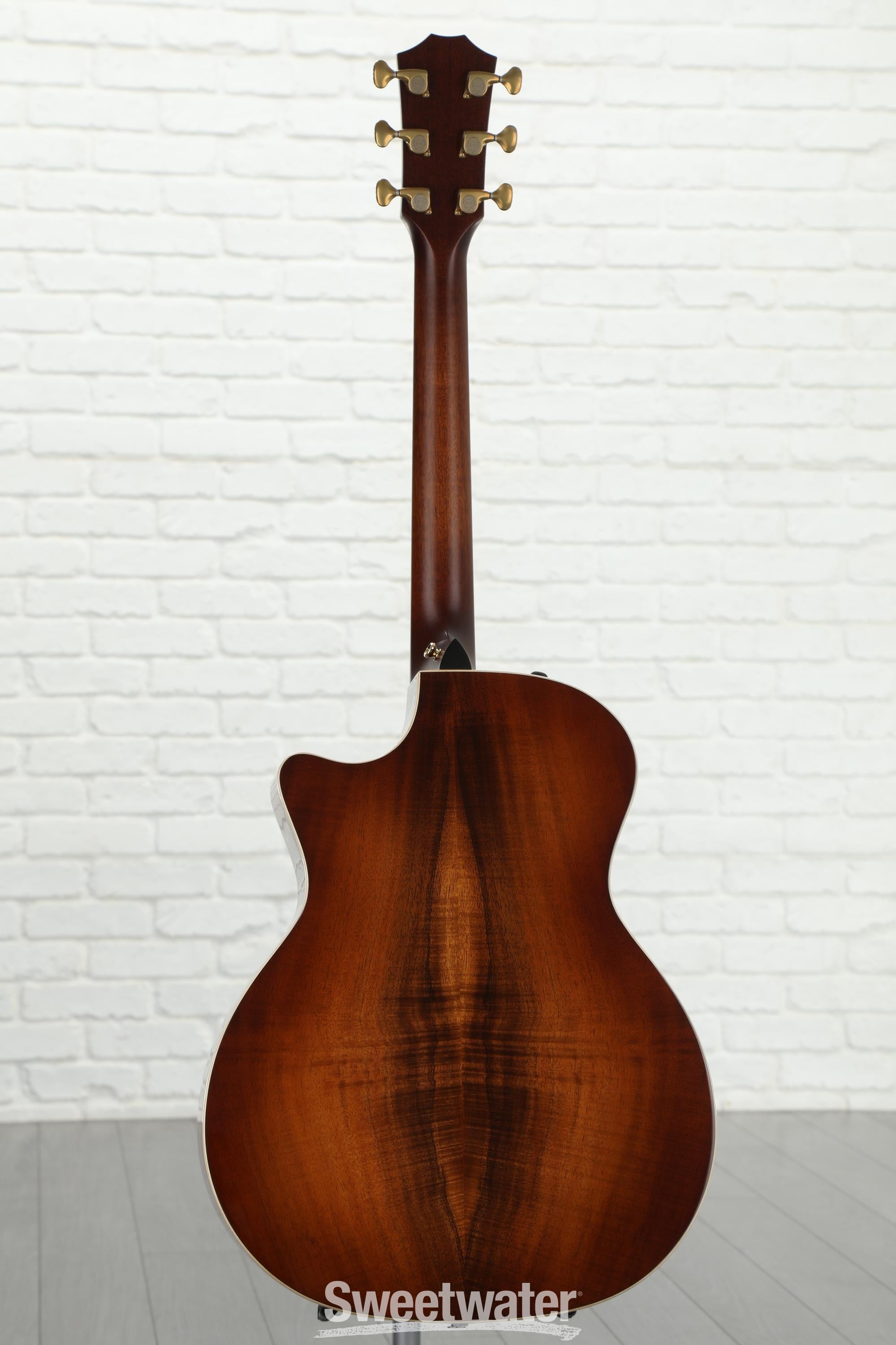 Taylor K24ce - Shaded Edgeburst, Gold Gotoh Tuners | Sweetwater