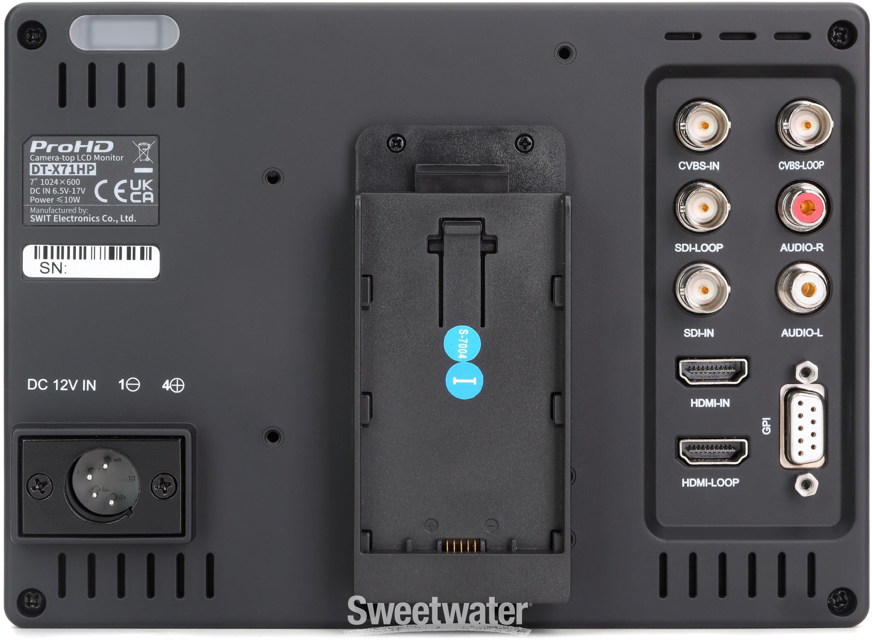 JVC DT-X71HP ProHD 7-inch ProHD Portable LCD Monitor | Sweetwater