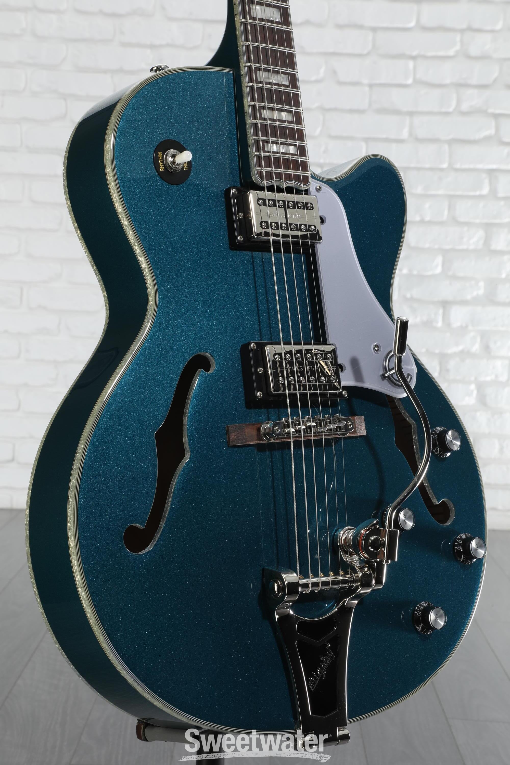 Epiphone Emperor Swingster Hollowbody - Delta Blue Metallic