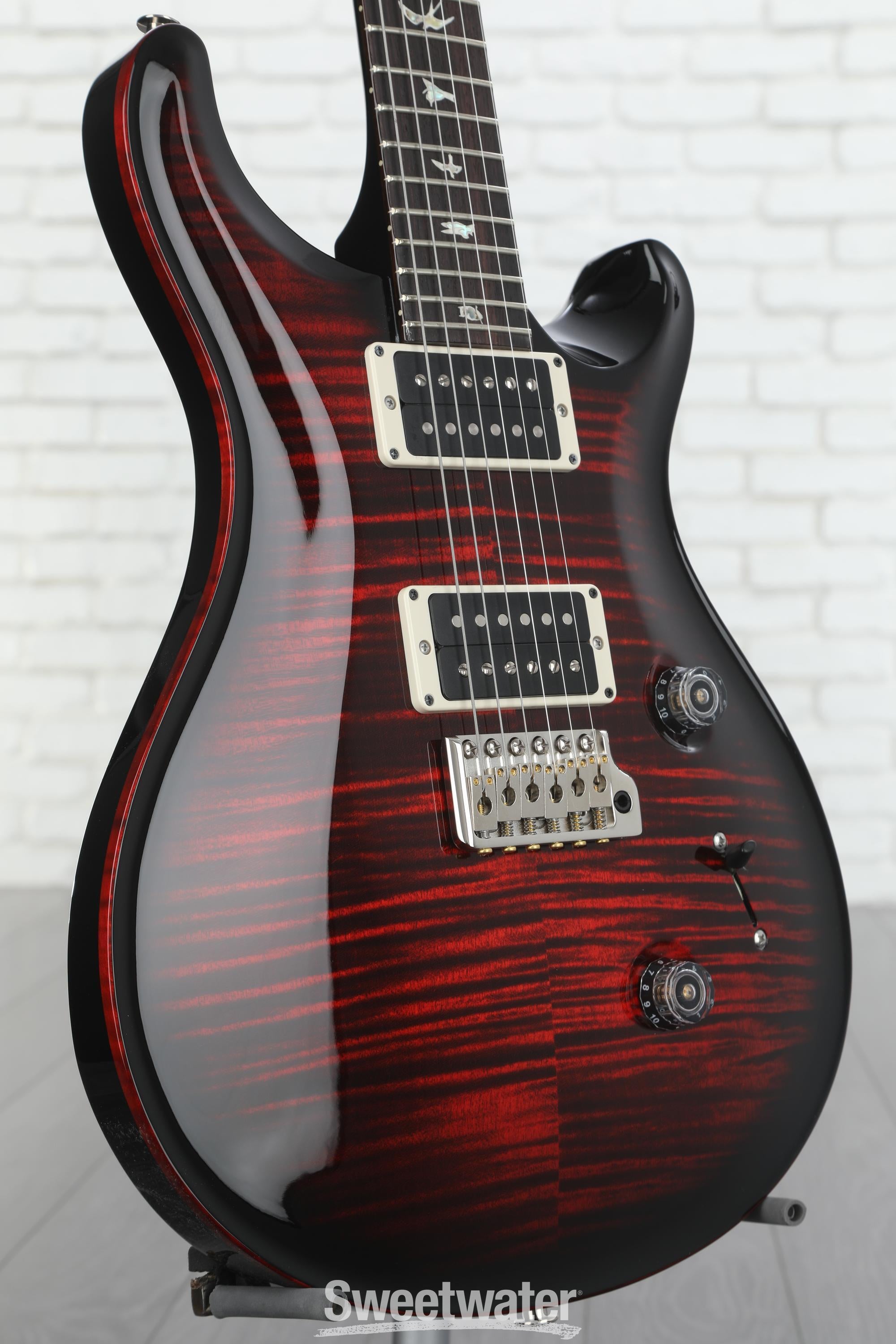 ギター P.R.S SE Custom 24 Fire red burst PRS SE Custom 24 Electric Guitar - Fire Red Burst | Sweetwater