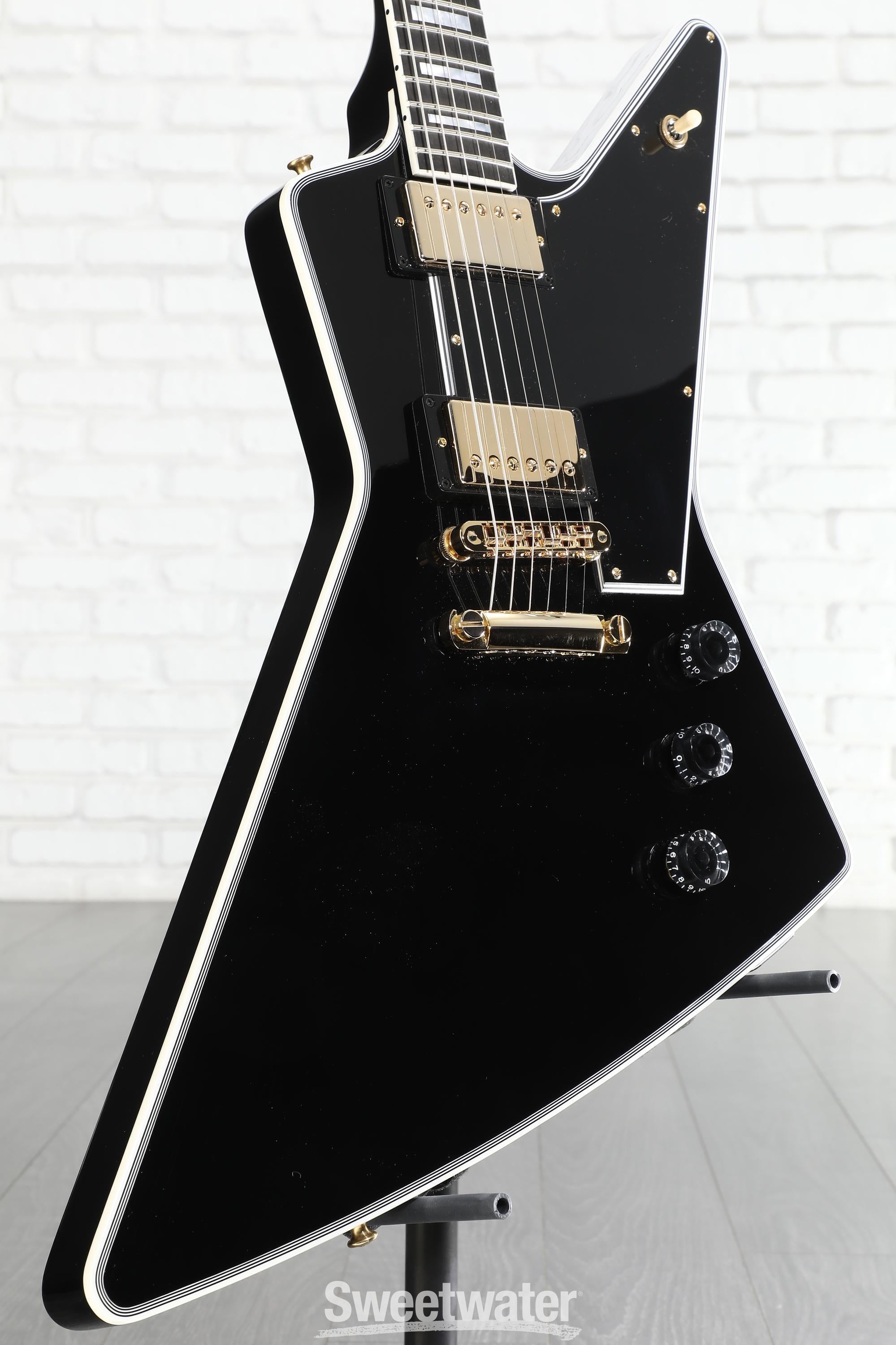 Gibson Custom Explorer Custom Electric Guitar - Ebony, Ebony