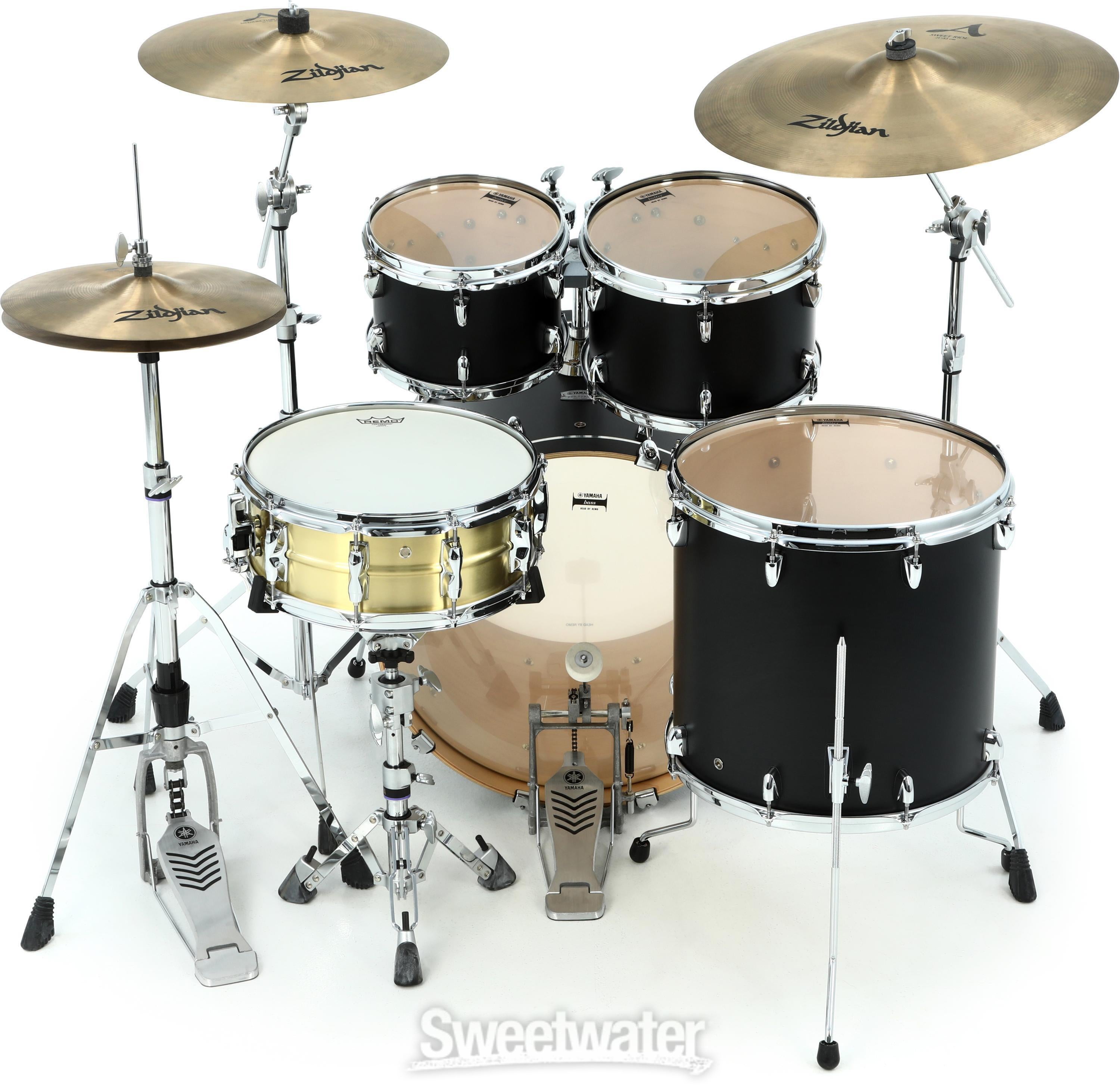 Yamaha TMP2F4 Tour Custom 4-piece Shell Pack - Licorice Satin