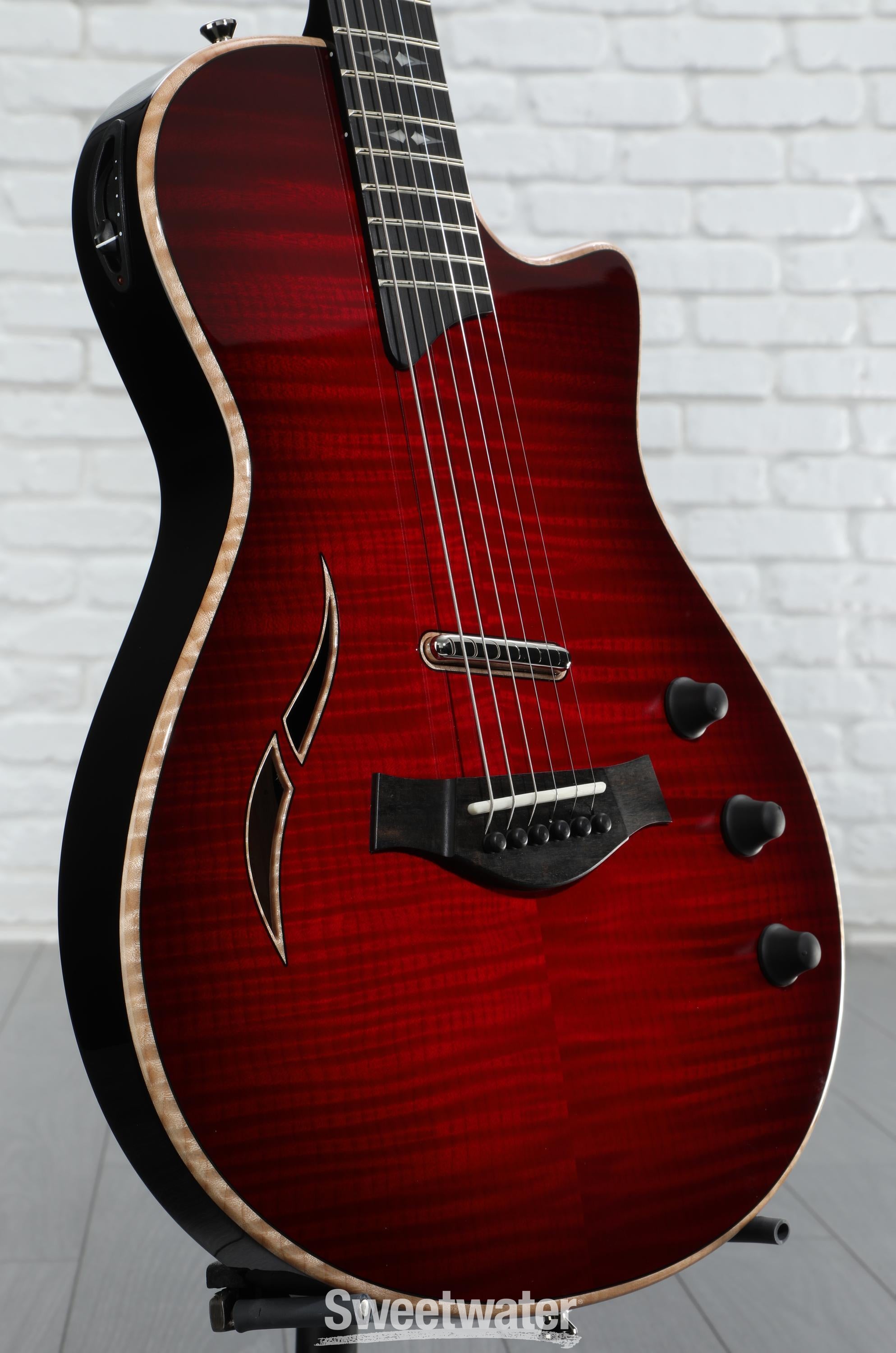 Taylor T5z Pro Hollowbody Electric Guitar - Cayenne Red