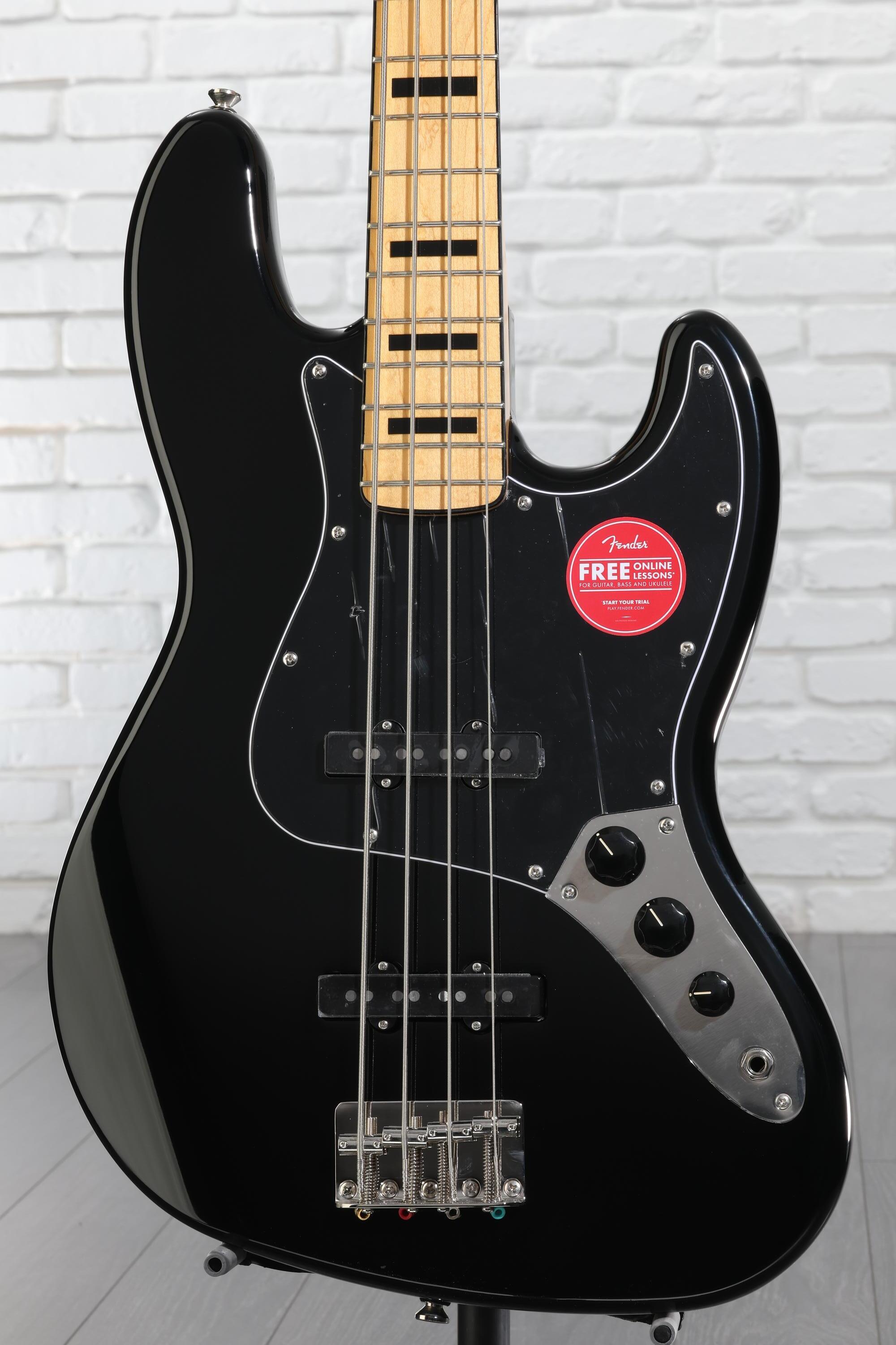 Squier Classic Vibe ’70s Jazz Bass Amazon.com: Squier Classic Vibe 70s Jazz Bass, Black, Maple